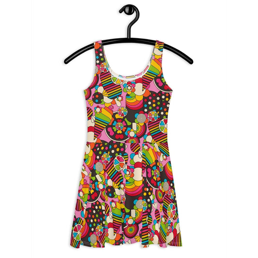 SWEET FREAK pink - Skater Dress | SHALMIAK