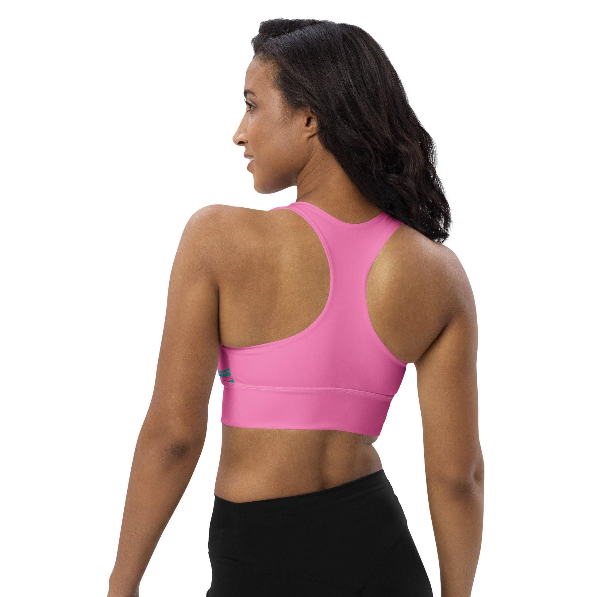 Sports Bra - WAVY pink mint | SHALMIAK