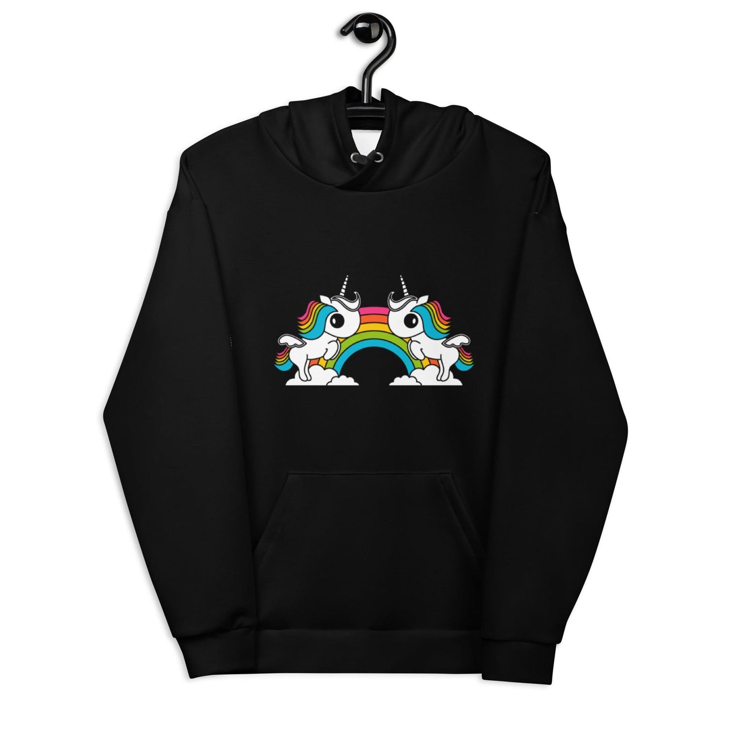 UNIQUE black (just unicorns) - Hoodie | SHALMIAK