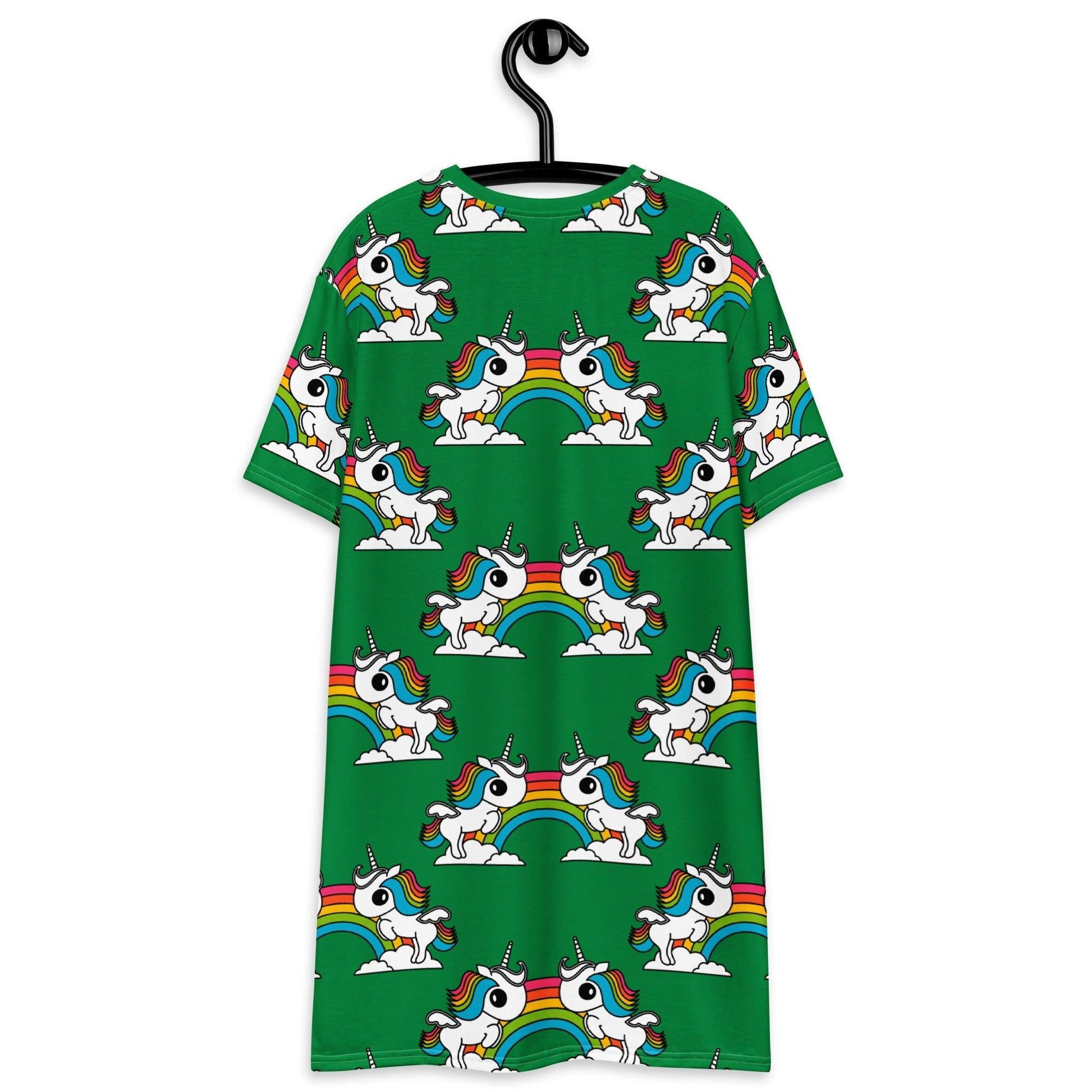 UNIQUE green - T-Shirt Dress | SHALMIAK