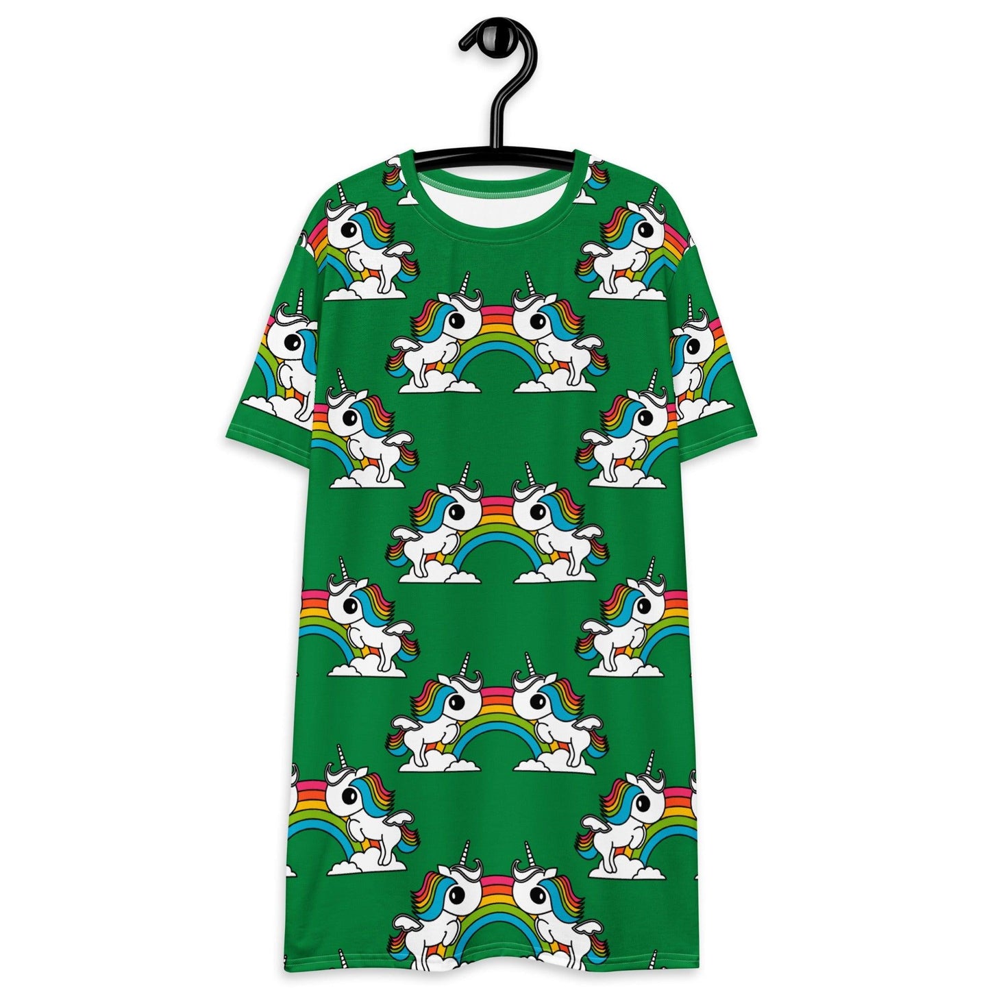 UNIQUE green - T-Shirt Dress | SHALMIAK