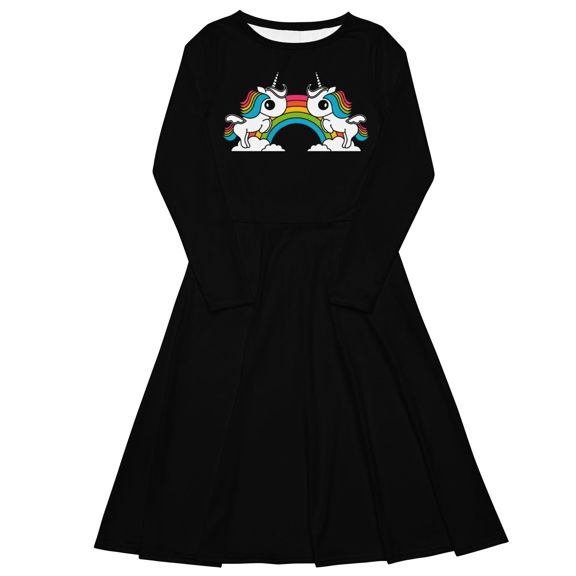 UNIQUE (just unicorns) - Midi Dress With Pockets | SHALMIAK