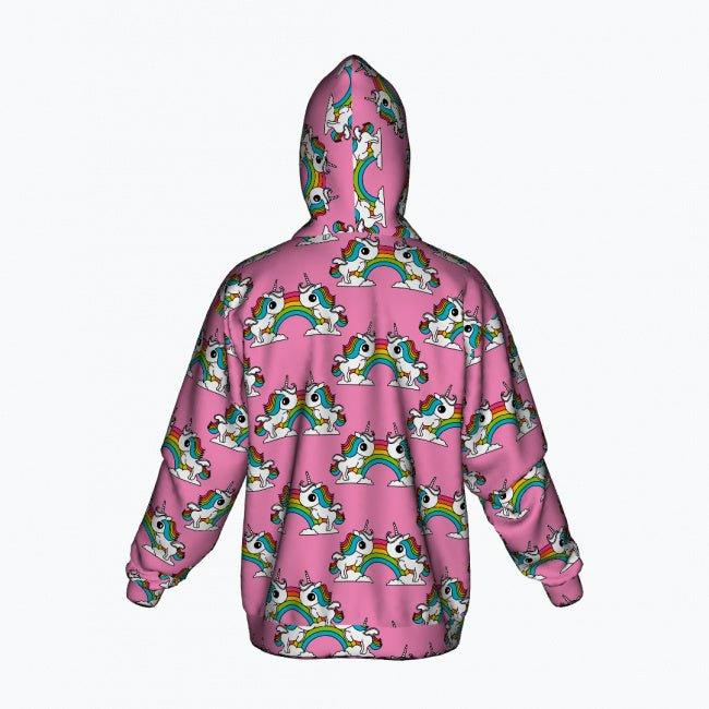 UNIQUE pink - Cotton Zipper Hoodie | SHALMIAK