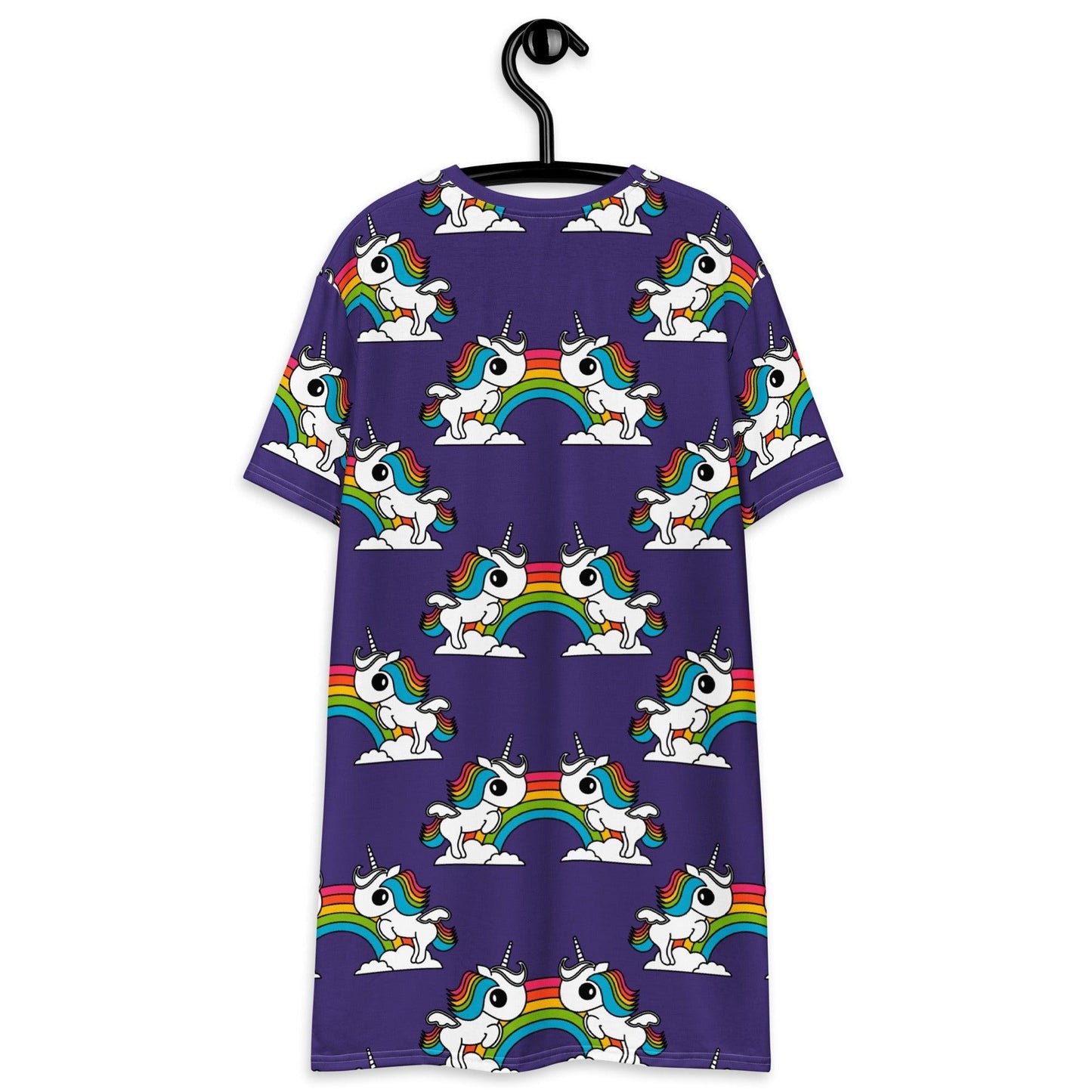 UNIQUE purple - T-Shirt Dress | SHALMIAK