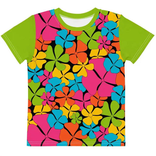 Kids' T-Shirt - ADELIE color - Wild Floral Print