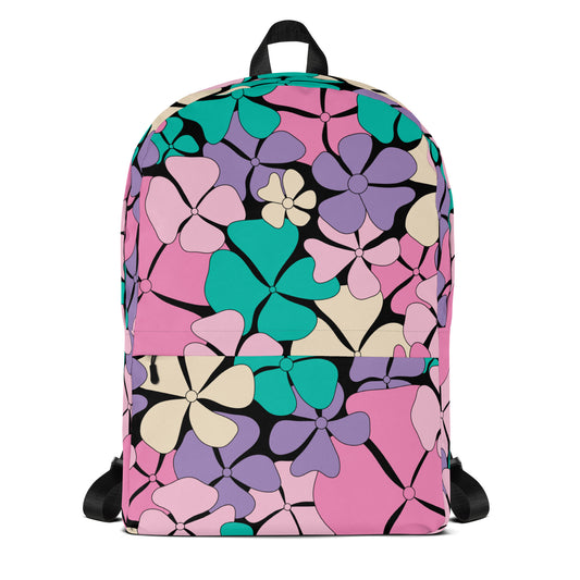 ADELIE pink mint - Backpack | SHALMIAK