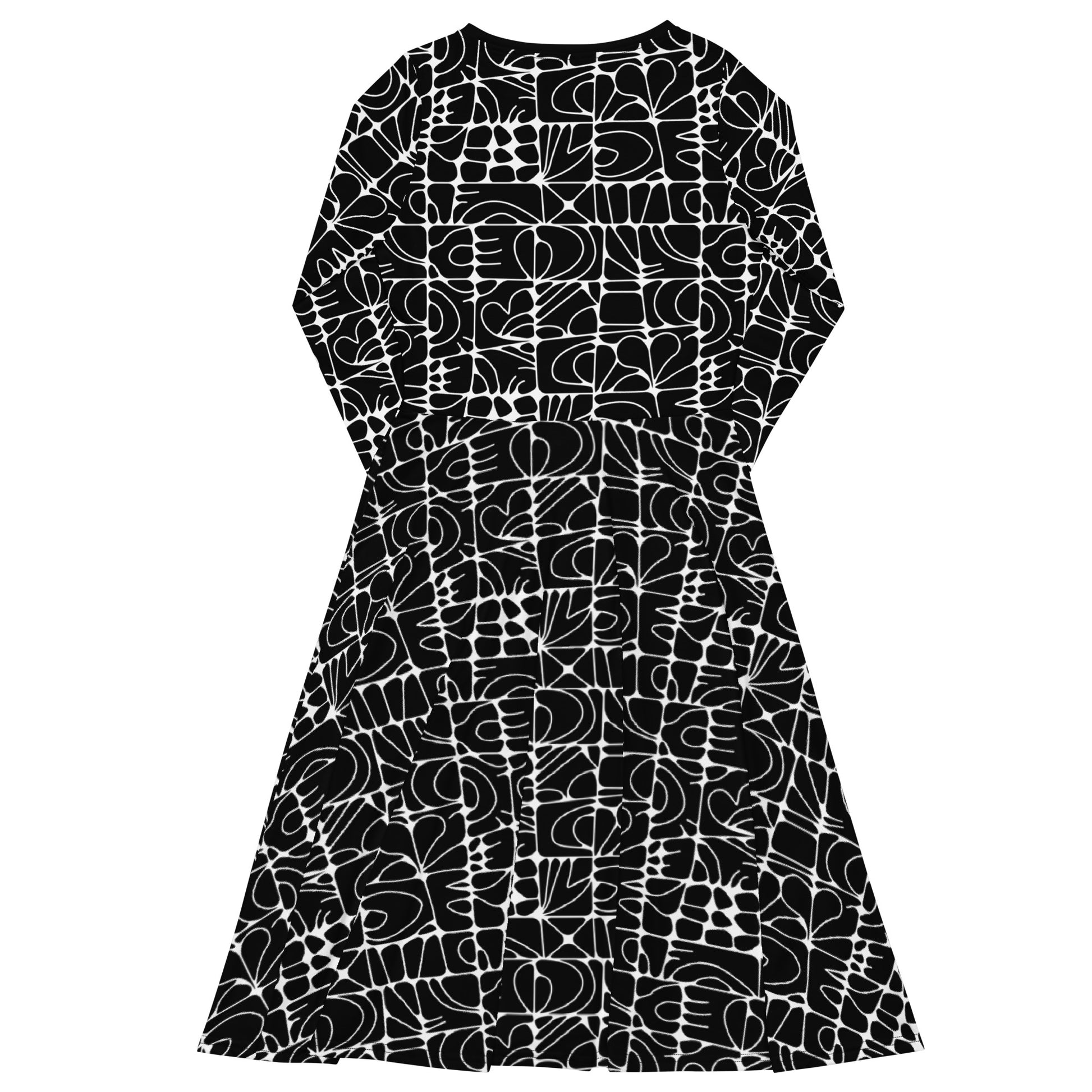 STONE SPIRIT bw - Midi Dress With Pockets | SHALMIAK