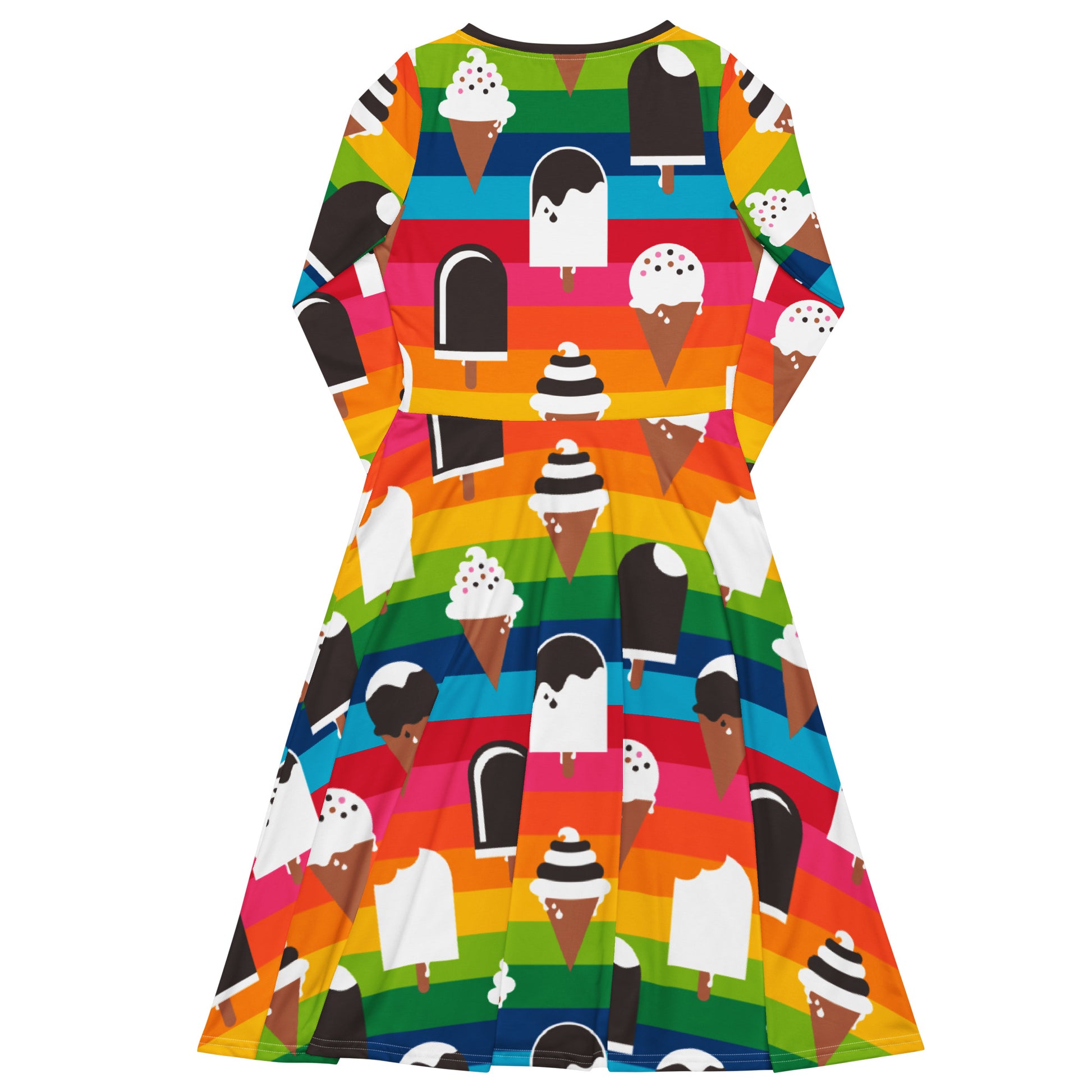 JÄDE rainbow - Midi Dress With Pockets | SHALMIAK