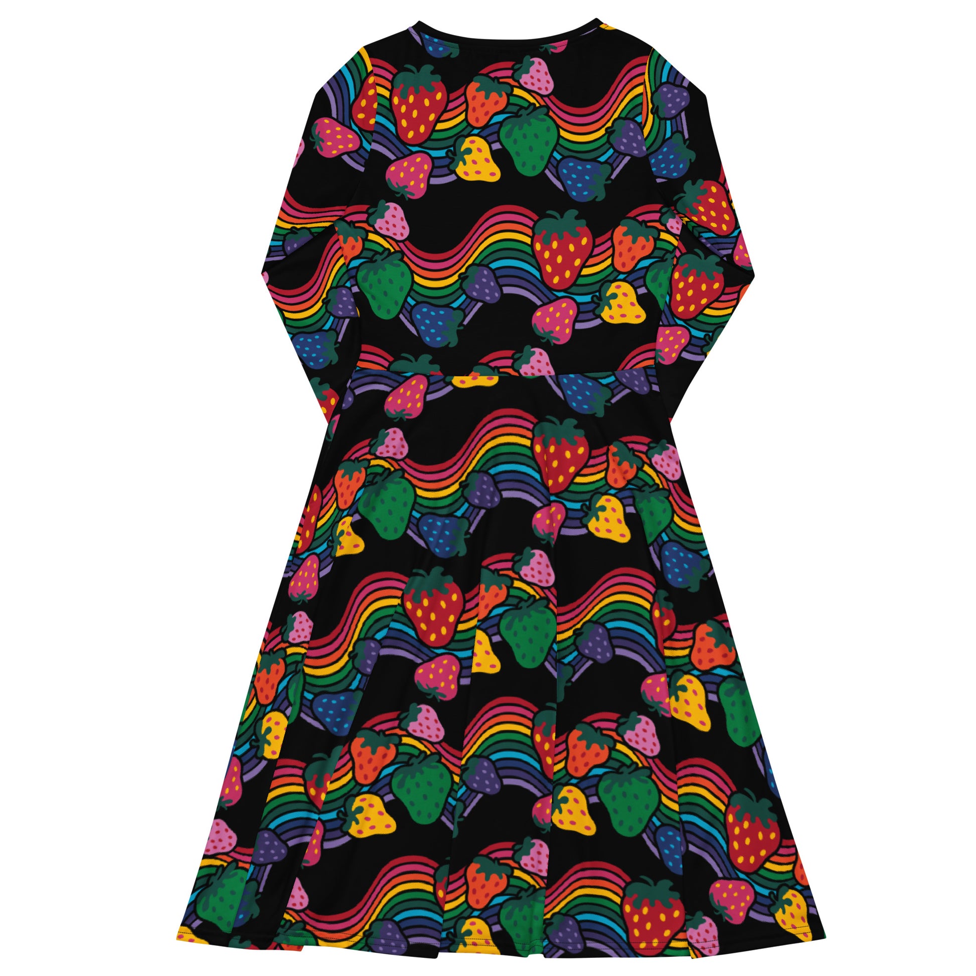 BERRYBOW black - Midi Dress With Pockets | SHALMIAK