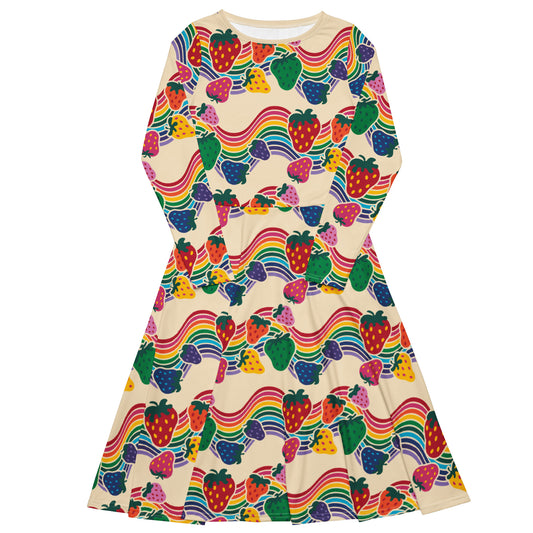 BERRYBOW light - Midi Dress With Pockets | SHALMIAK