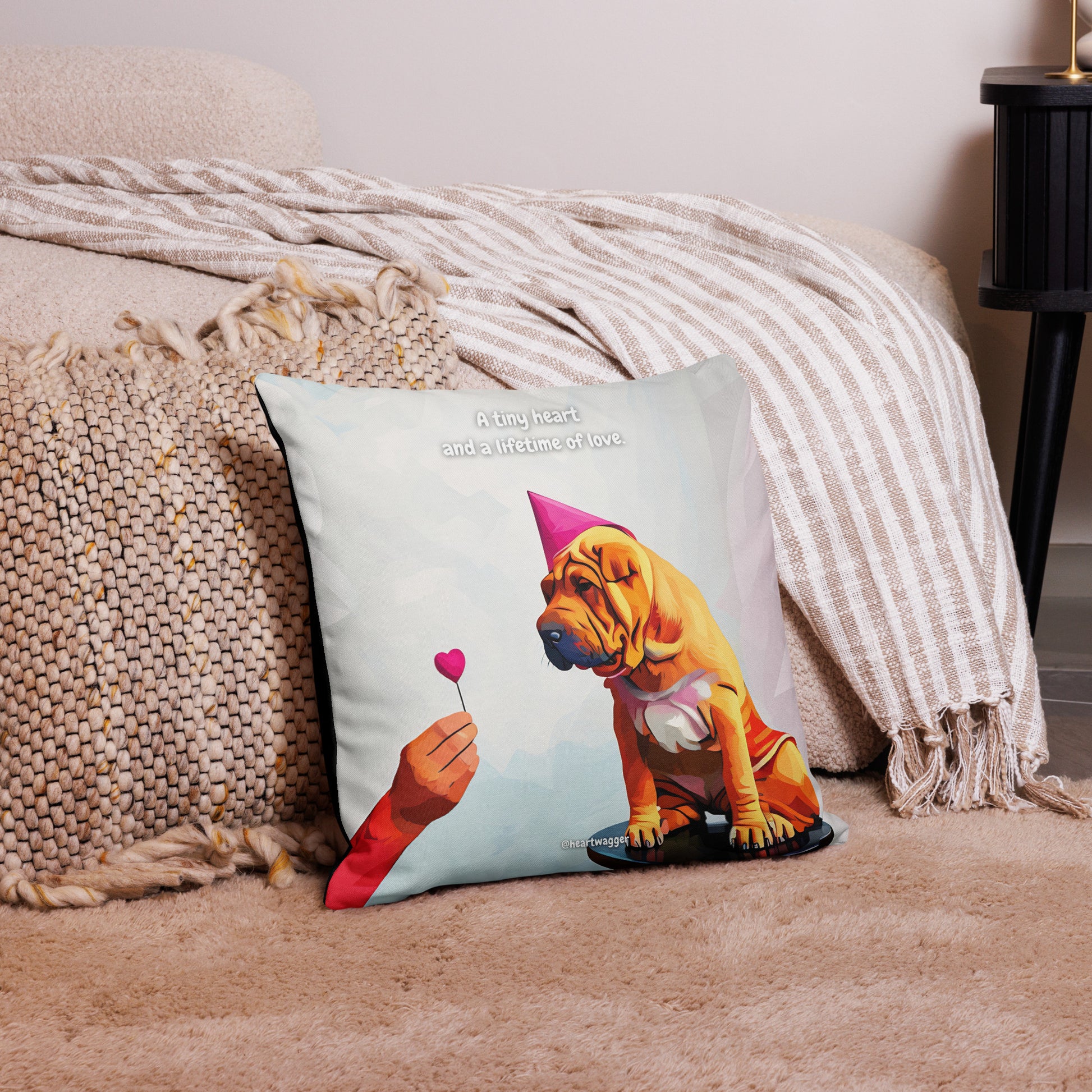Pillow Case - A tiny heart and a lifetime of love | SHALMIAK
