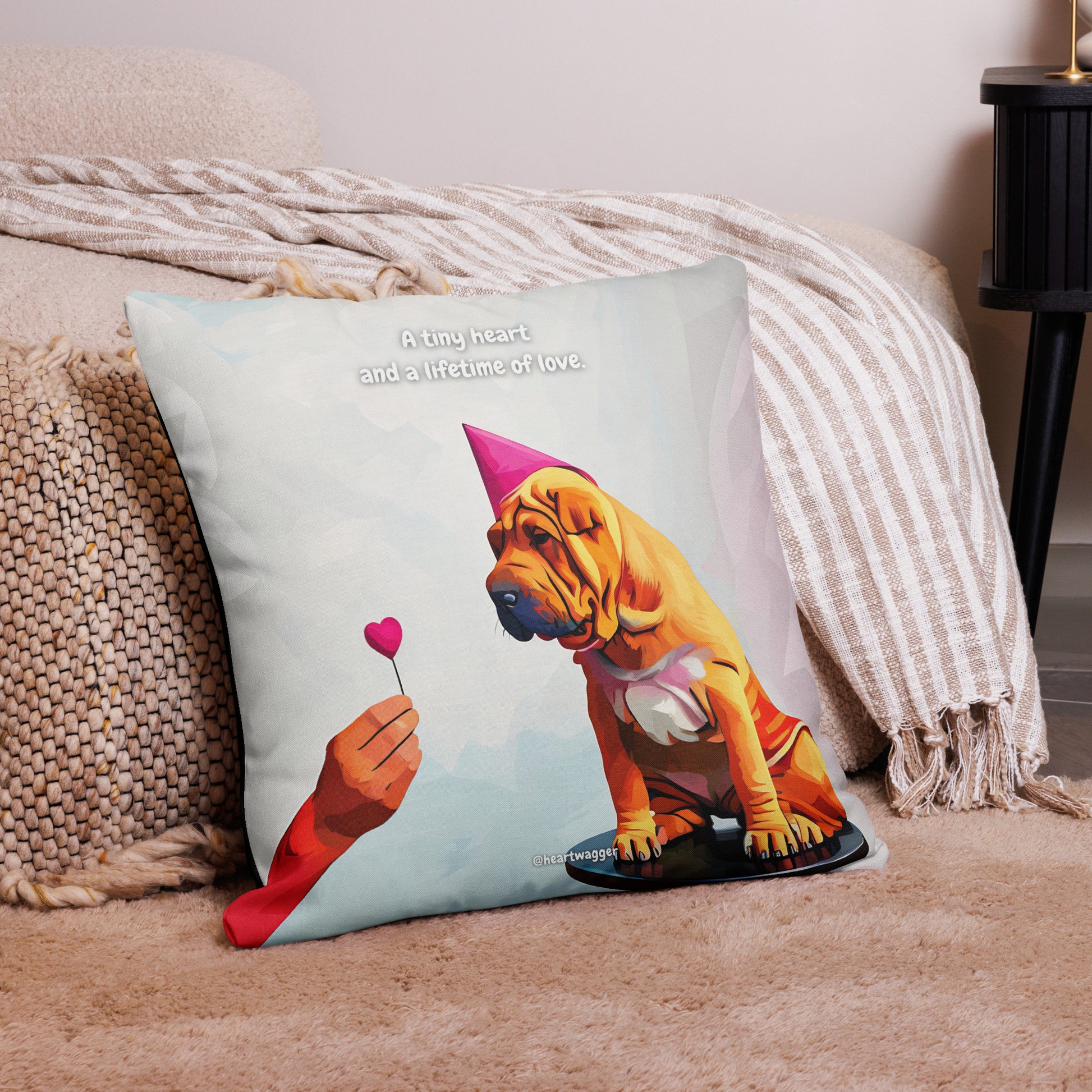 Pillow Case - A tiny heart and a lifetime of love | SHALMIAK
