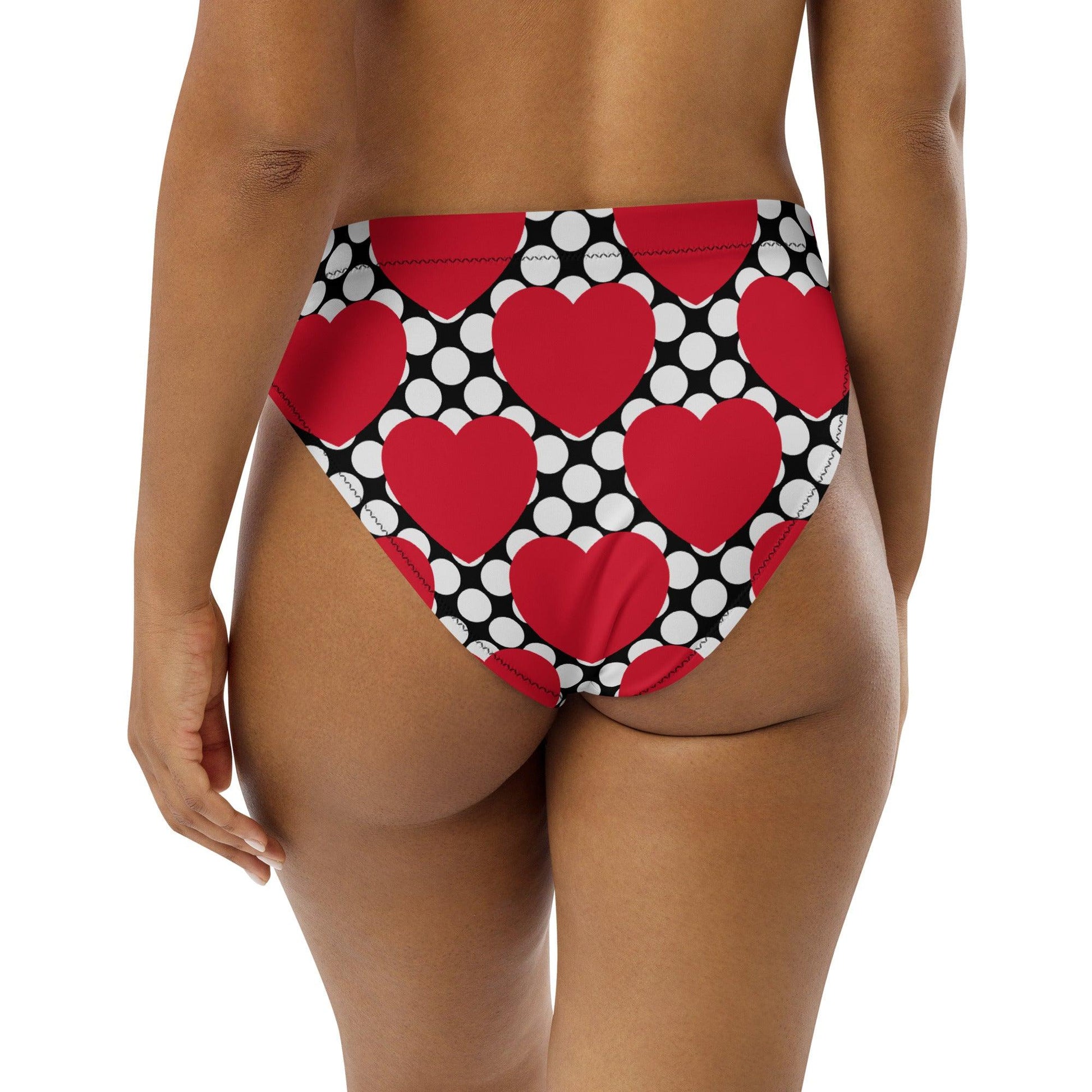Bikini Bottom - ELLIE LOVE DOT red black | SHALMIAK