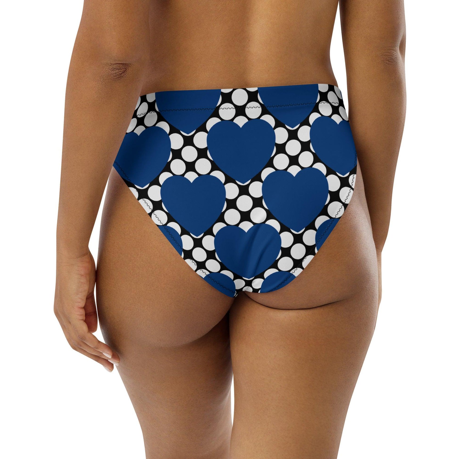 Bikini Bottom - ELLIE LOVE DOT blue black | SHALMIAK