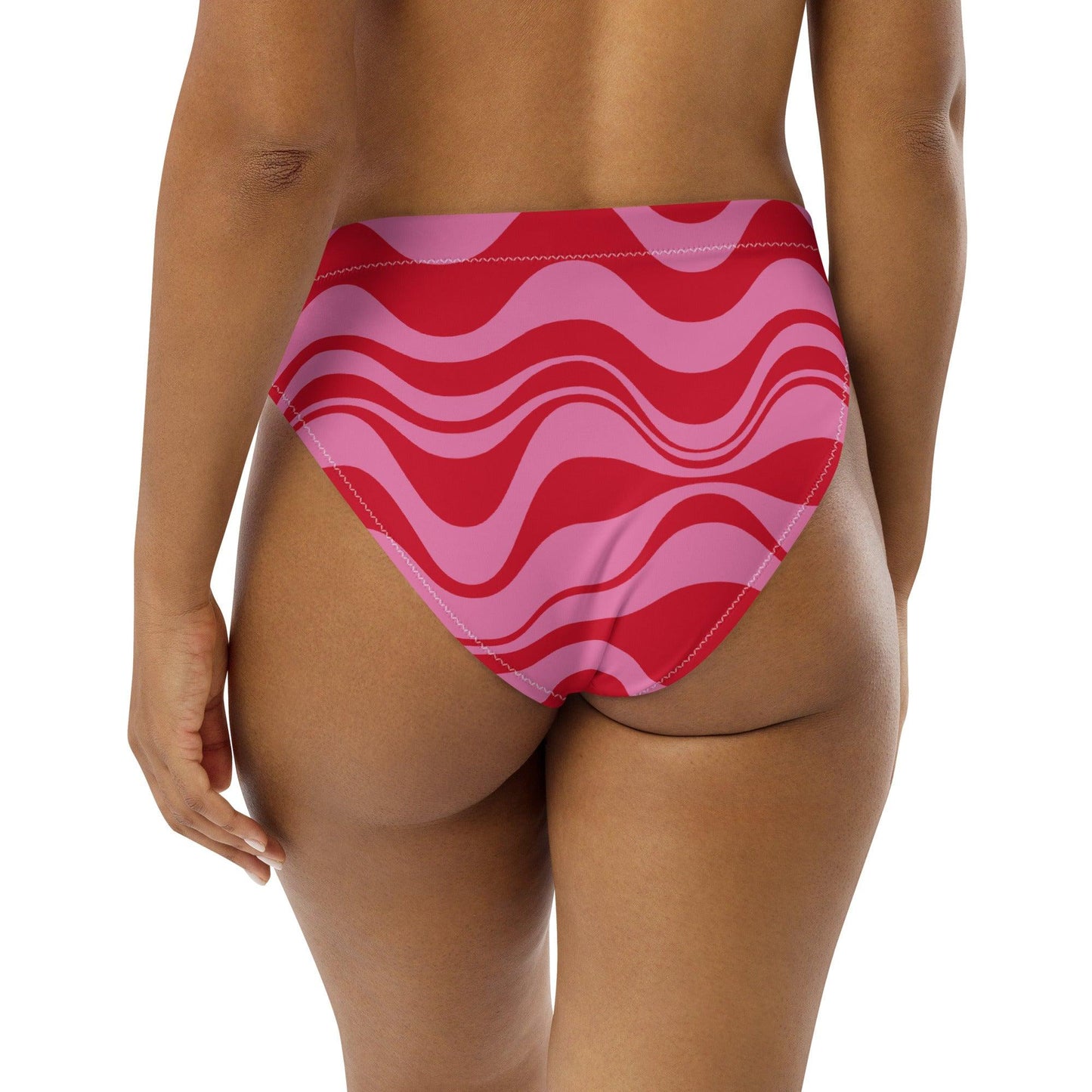 Bikini Bottom - WAVY red pink | SHALMIAK