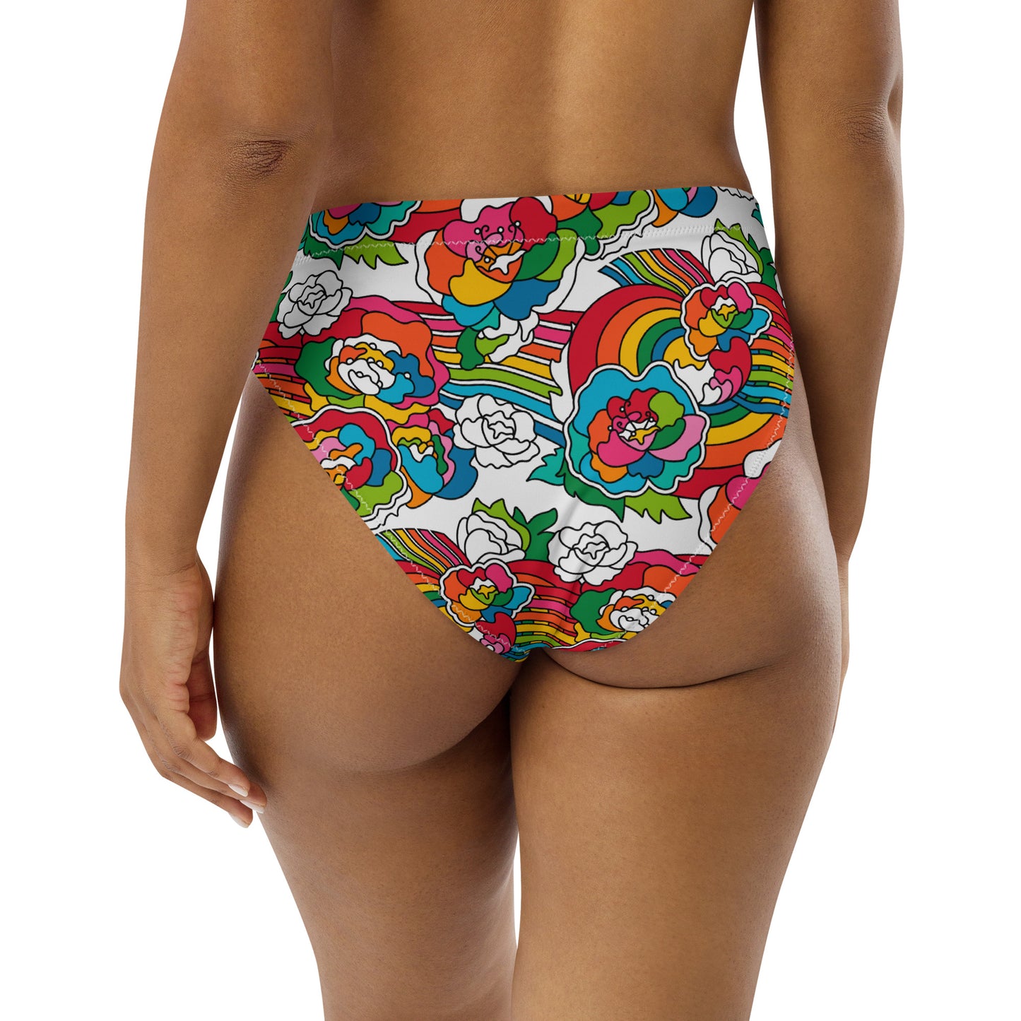 Bikini bottom - RAINBOW-NEL - Joyful rainbow print