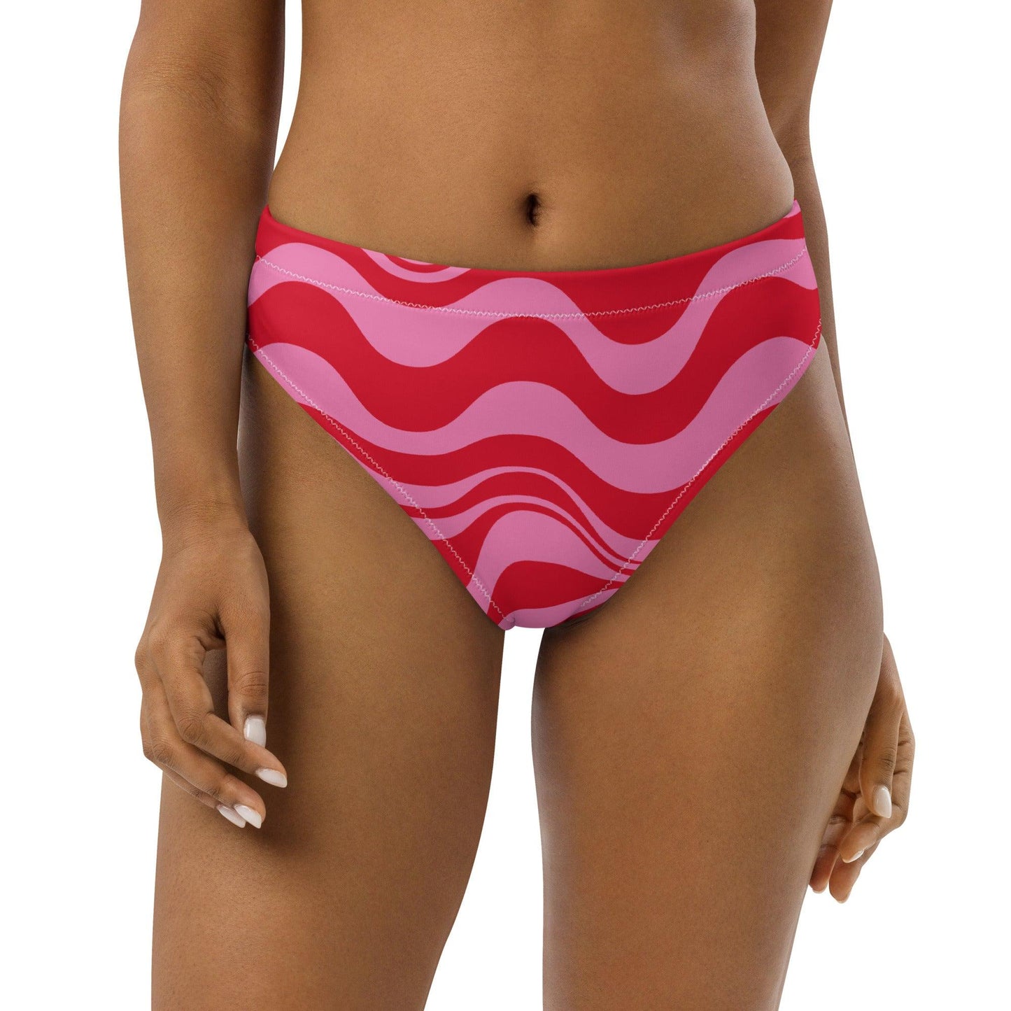 Bikini Bottom - WAVY red pink | SHALMIAK