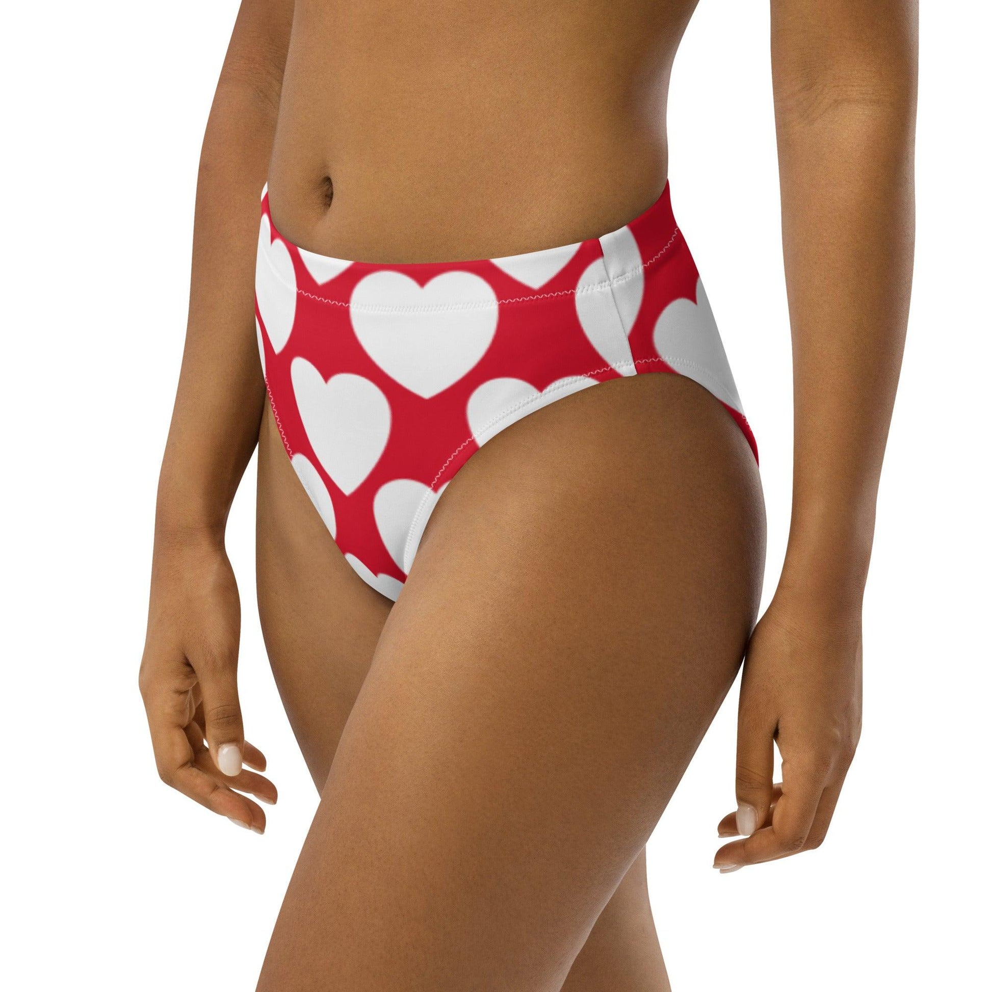 Bikini Bottom - ELLIE LOVE red white | SHALMIAK