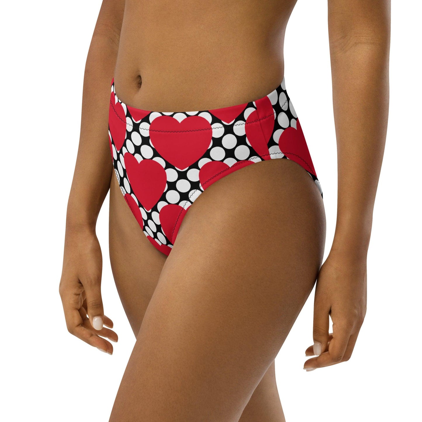Bikini Bottom - ELLIE LOVE DOT red black | SHALMIAK