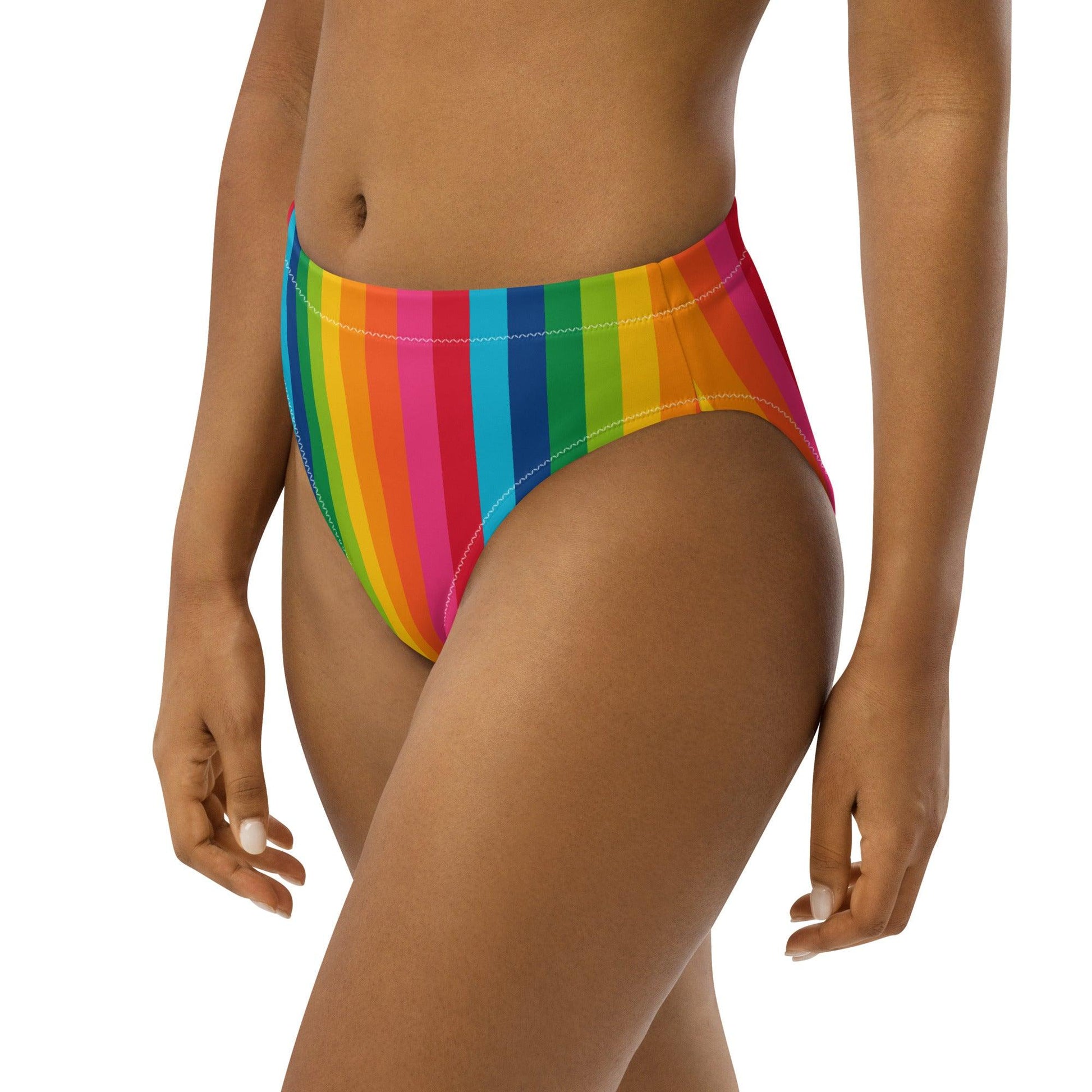 Bikini Bottom - RAINBOW STRIPE vertical | SHALMIAK