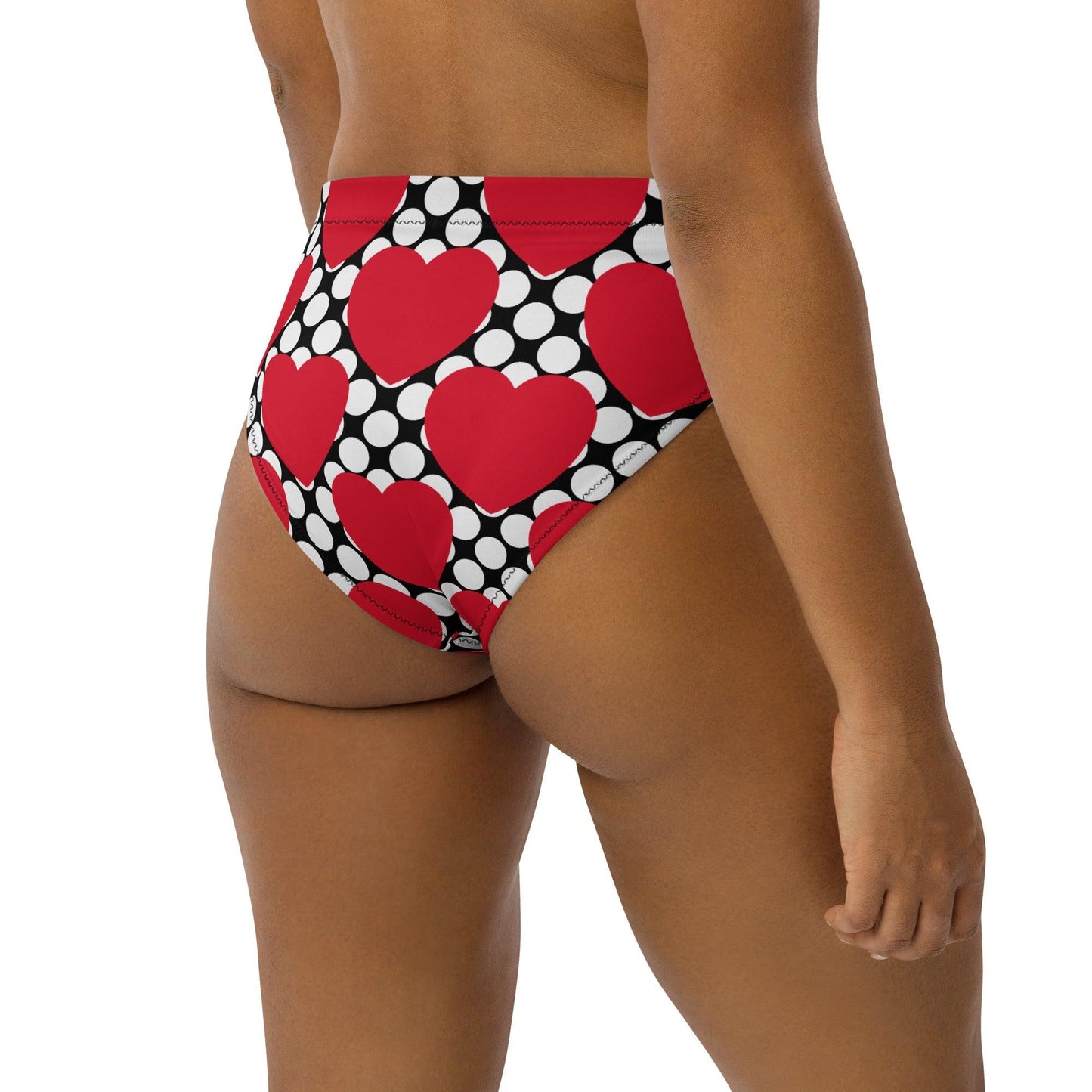 Bikini Bottom - ELLIE LOVE DOT red black | SHALMIAK