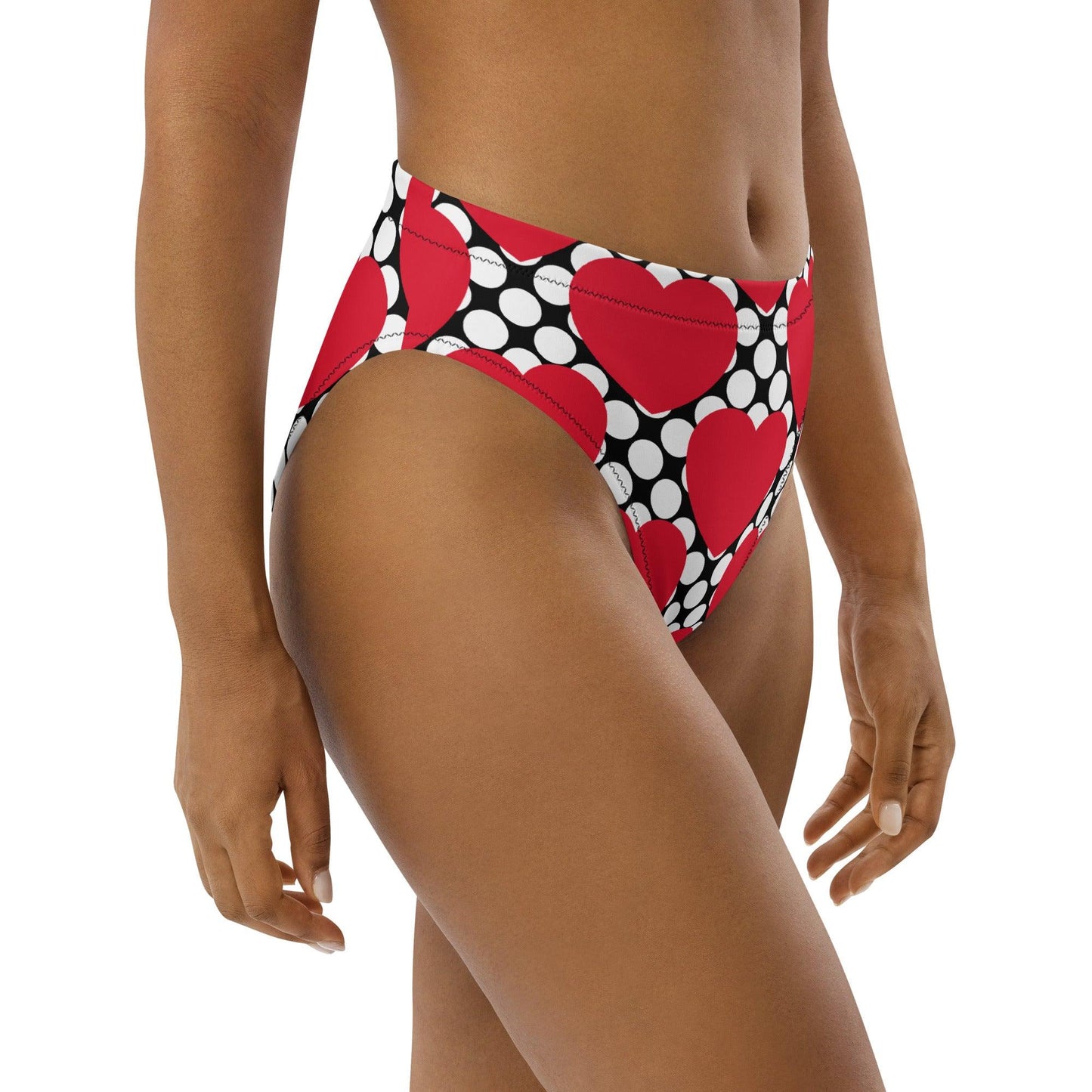 Bikini Bottom - ELLIE LOVE DOT red black | SHALMIAK