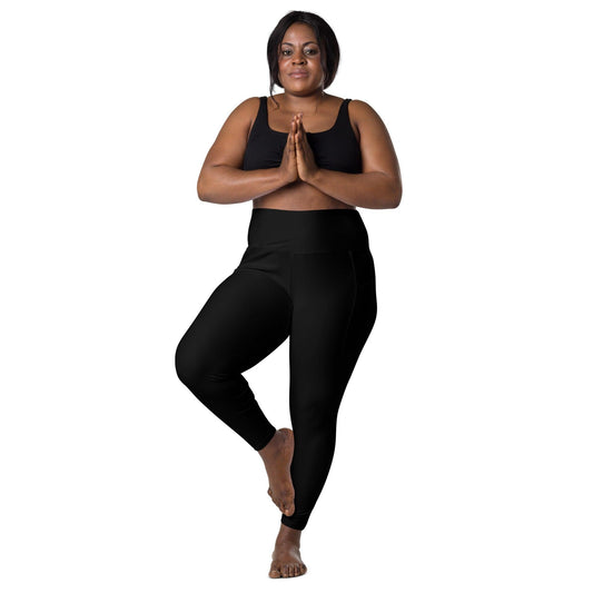BLACK - Leggings With Pockets | SHALMIAK