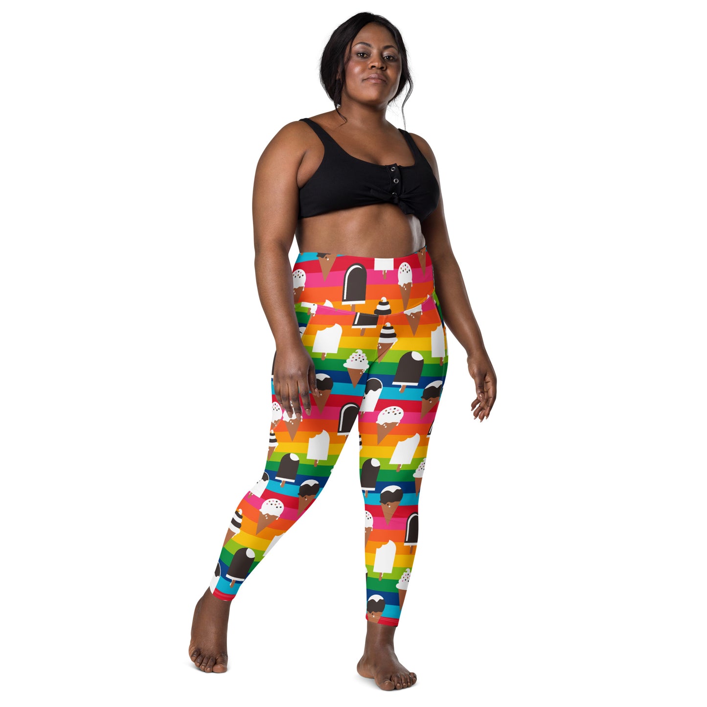 JÄDE rainbow - Leggings with pockets | SHALMIAK