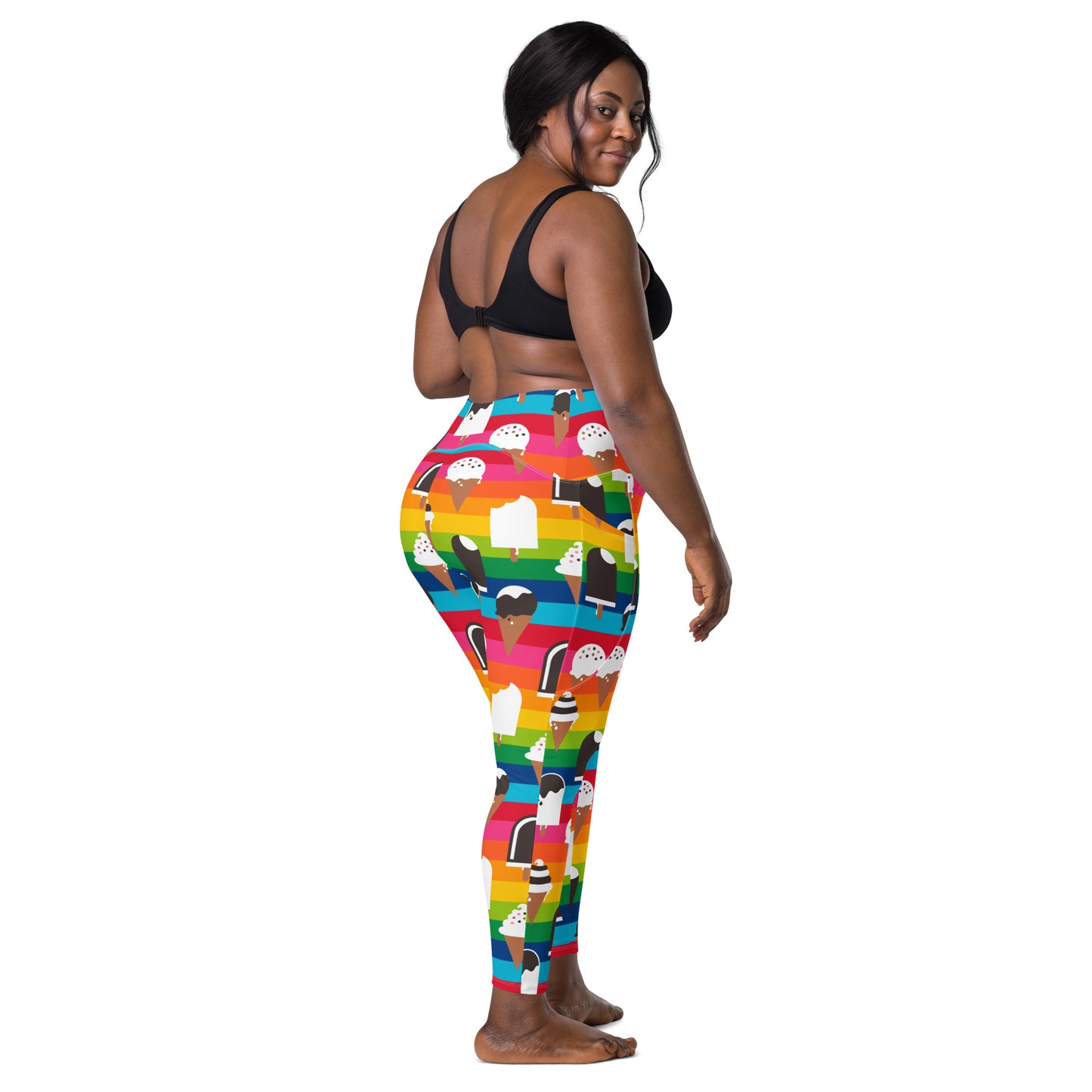 JÄDE rainbow - Leggings with pockets | SHALMIAK