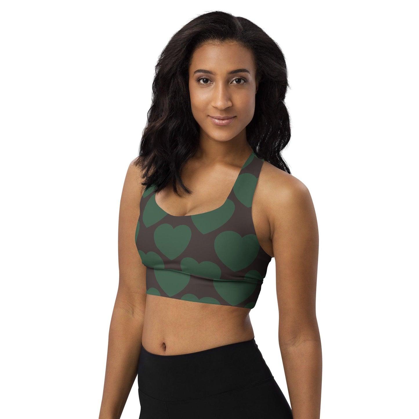 Sports Bra - ELLIE LOVE forest | SHALMIAK