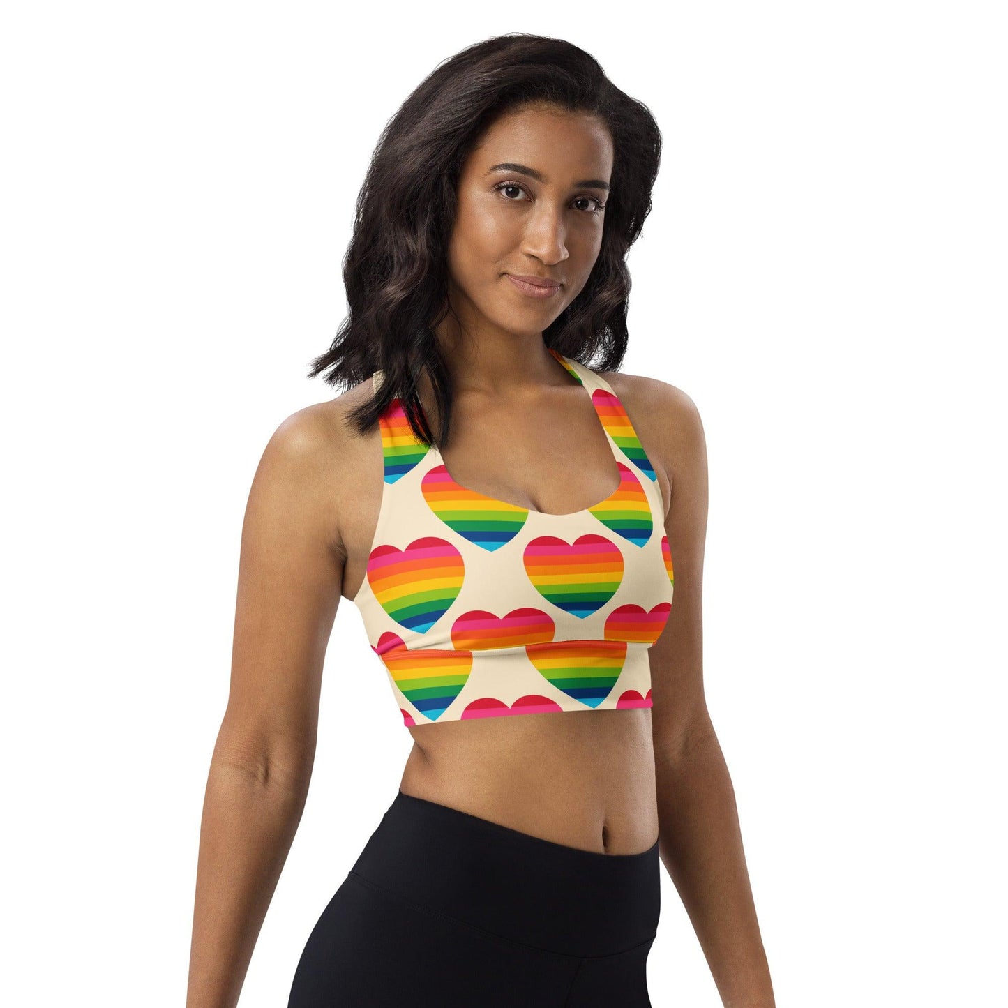 Sports Bra - ELLIE LOVE rainbow | SHALMIAK