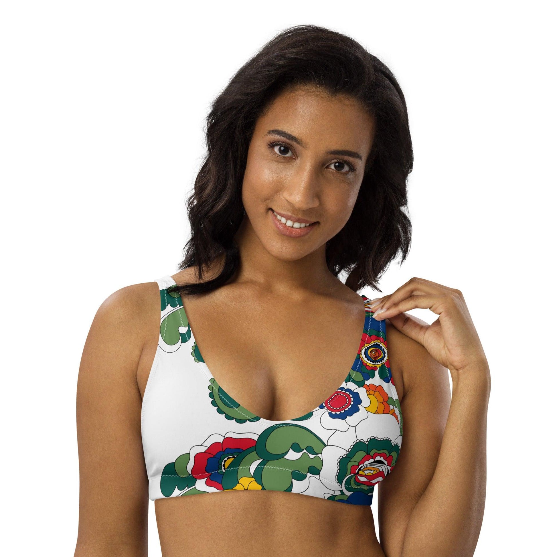 Bikini Top - GROOVY KURBITS white | SHALMIAK