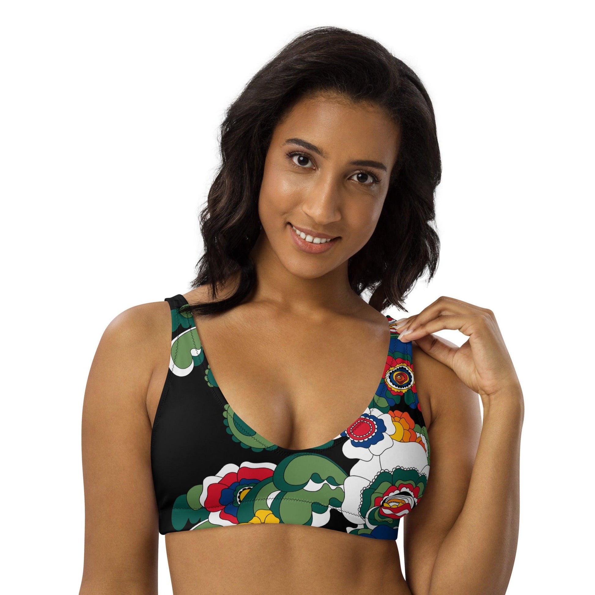 Bikini Top - GROOVY KURBITS black | SHALMIAK