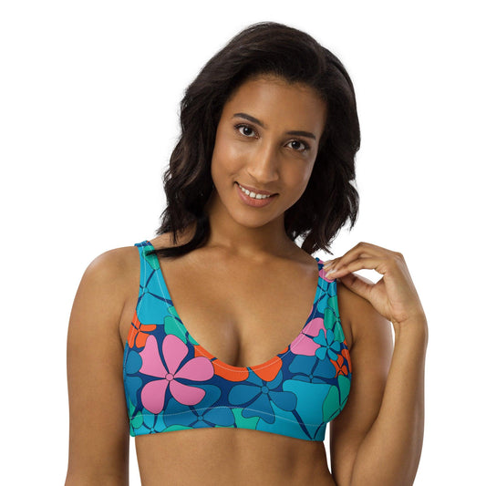 Bikini Top - ADELIE orange blue | SHALMIAK