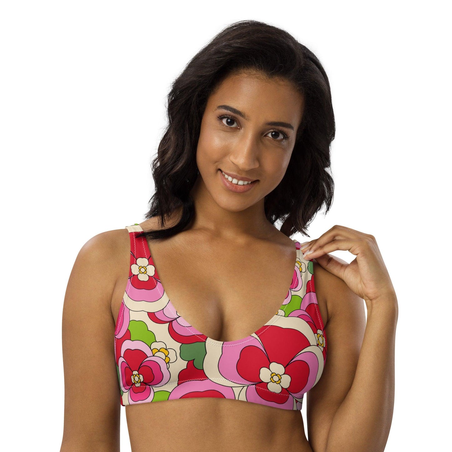 Bikini Top - PANSY FANTASY pink | SHALMIAK
