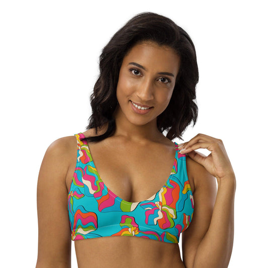 Bikini Top - SASSY IRIS turquoise | SHALMIAK