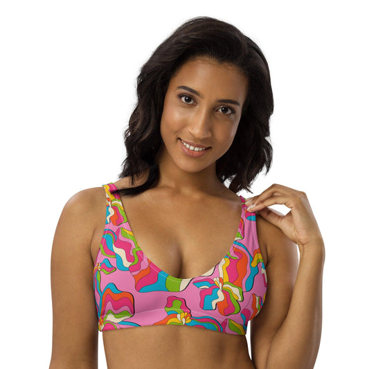 Bikini Top - SASSY IRIS pink | SHALMIAK