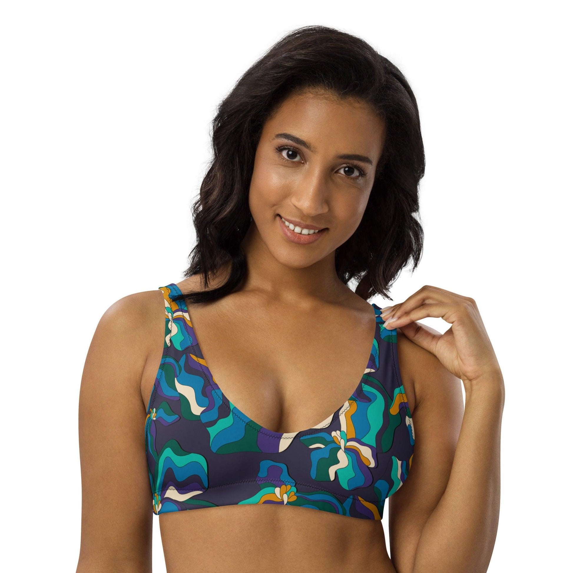 Bikini Top - SASSY IRIS purple | SHALMIAK
