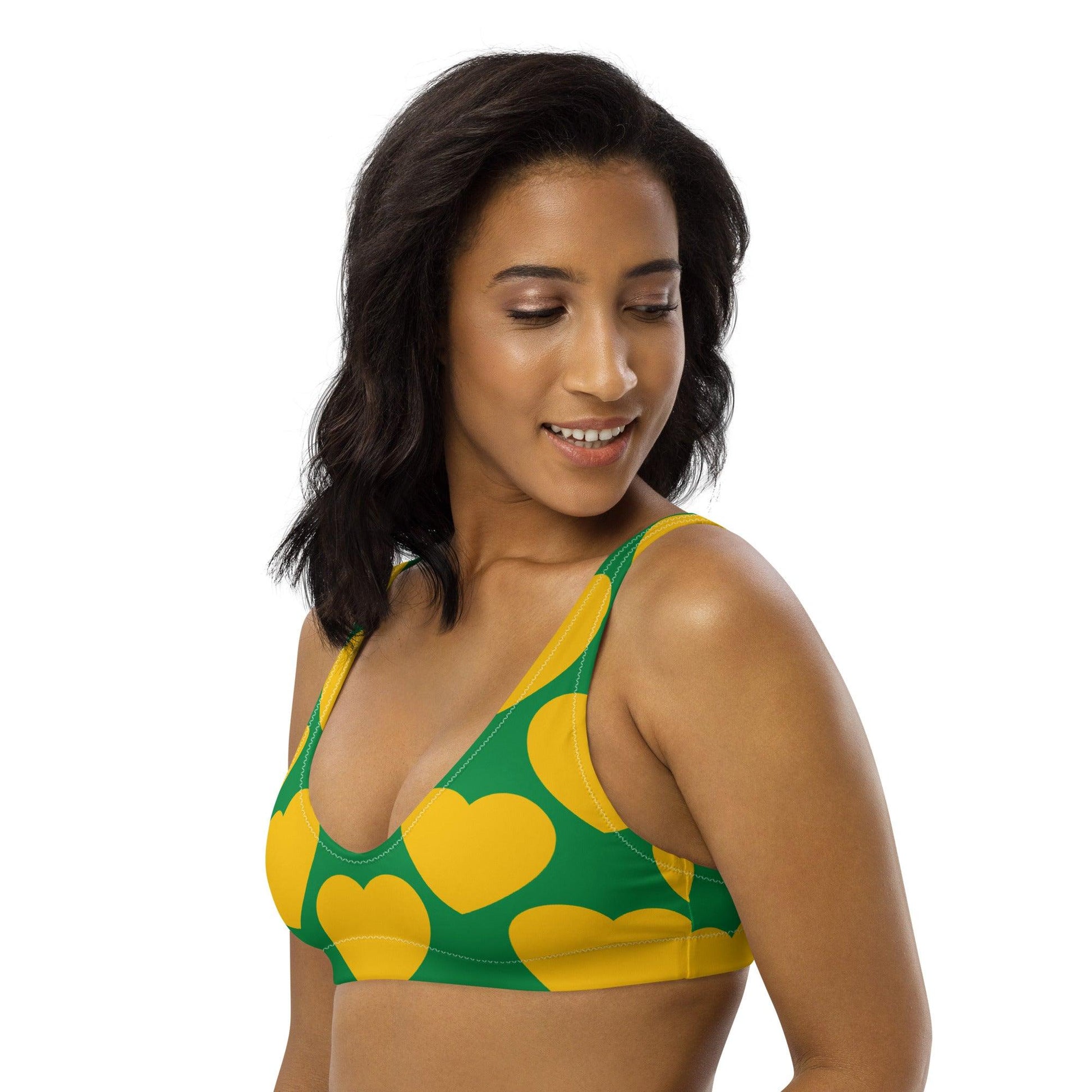 Bikini Top - ELLIE LOVE yellow green | SHALMIAK