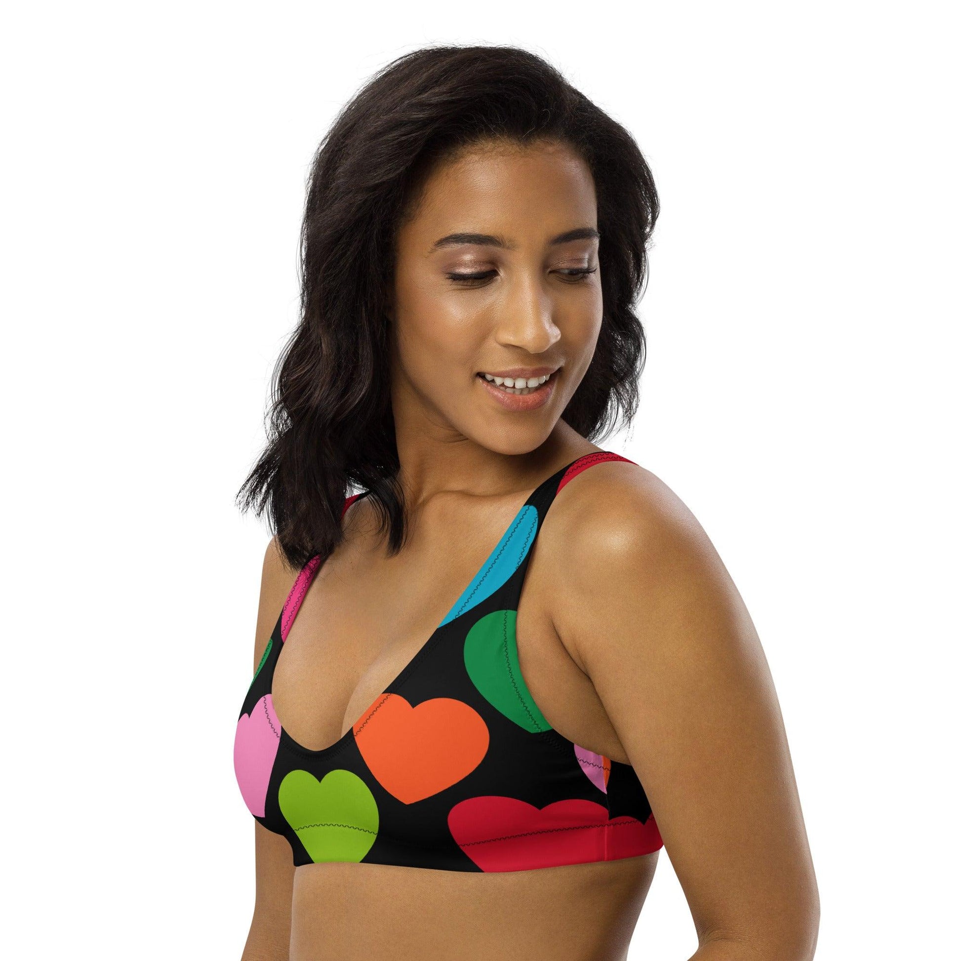 Bikini Top - ELLIE LOVE mix black | SHALMIAK
