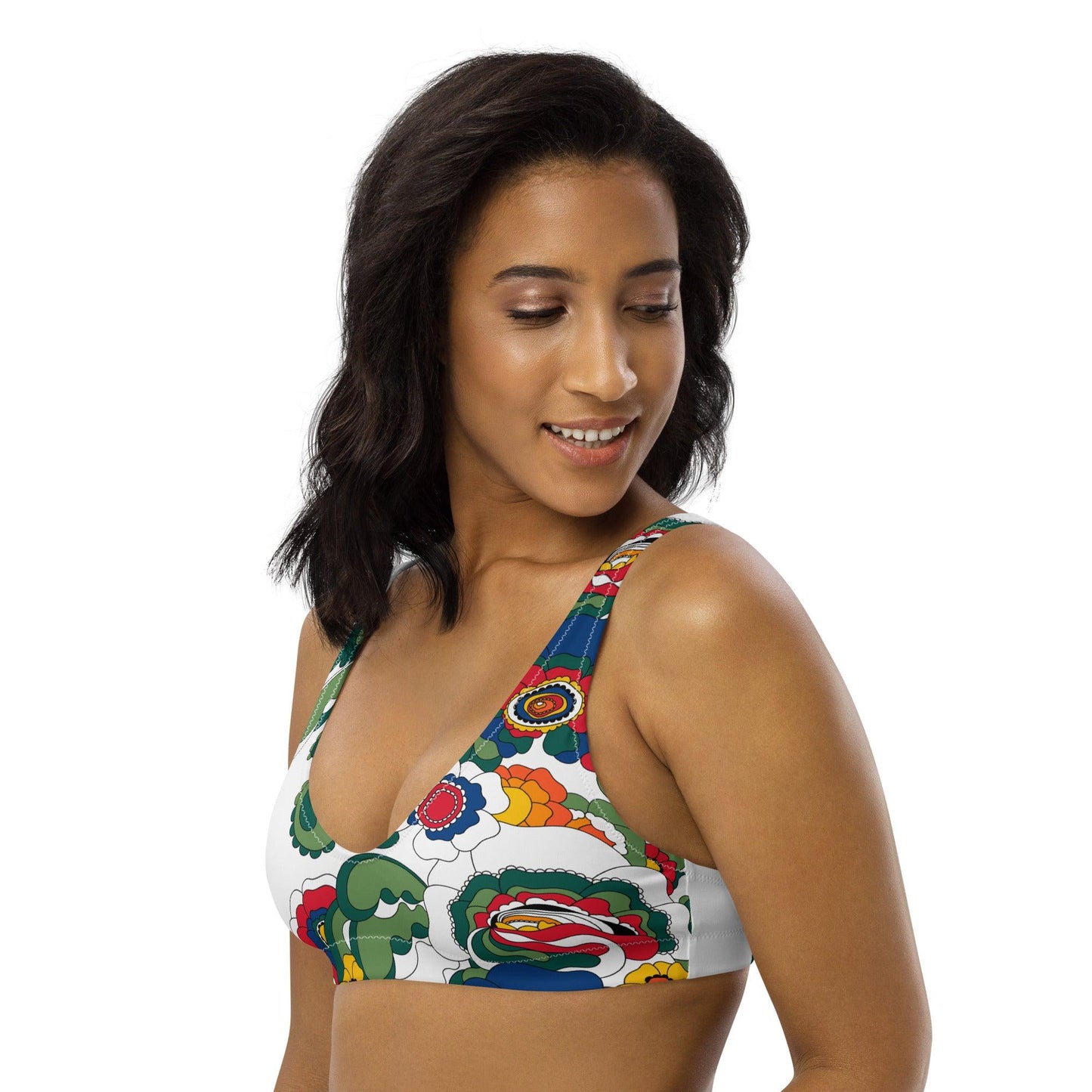 Bikini Top - GROOVY KURBITS white | SHALMIAK