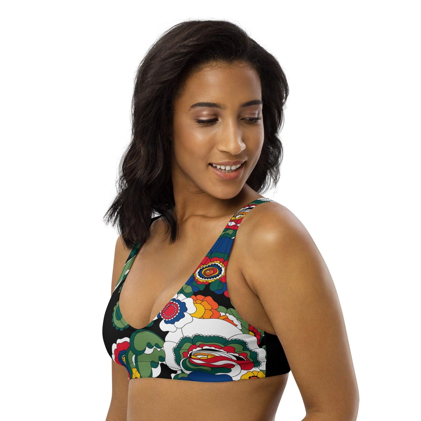 Bikini Top - GROOVY KURBITS black | SHALMIAK