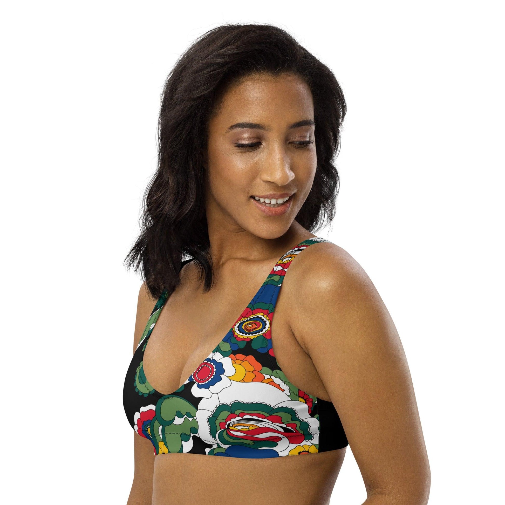 Bikini Top - GROOVY KURBITS black | SHALMIAK
