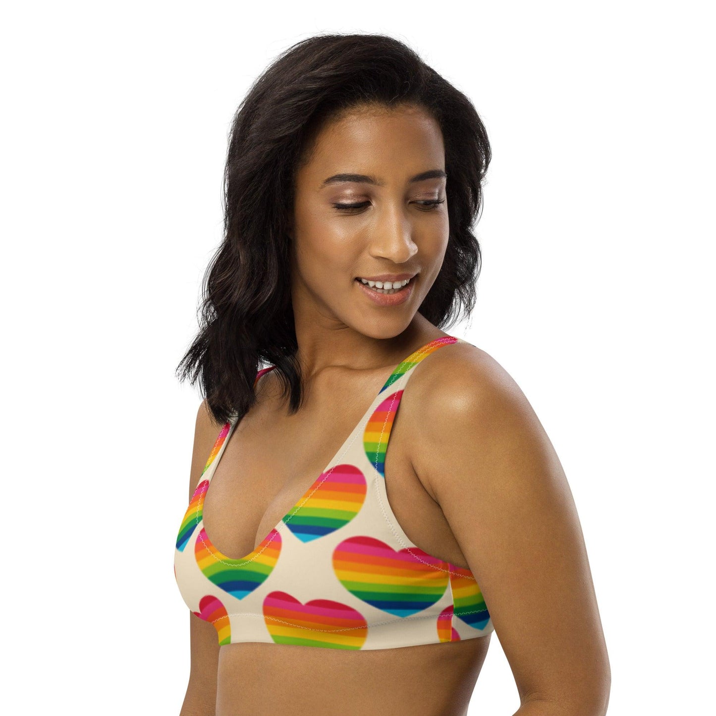 Bikini Top - ELLIE LOVE rainbow | SHALMIAK