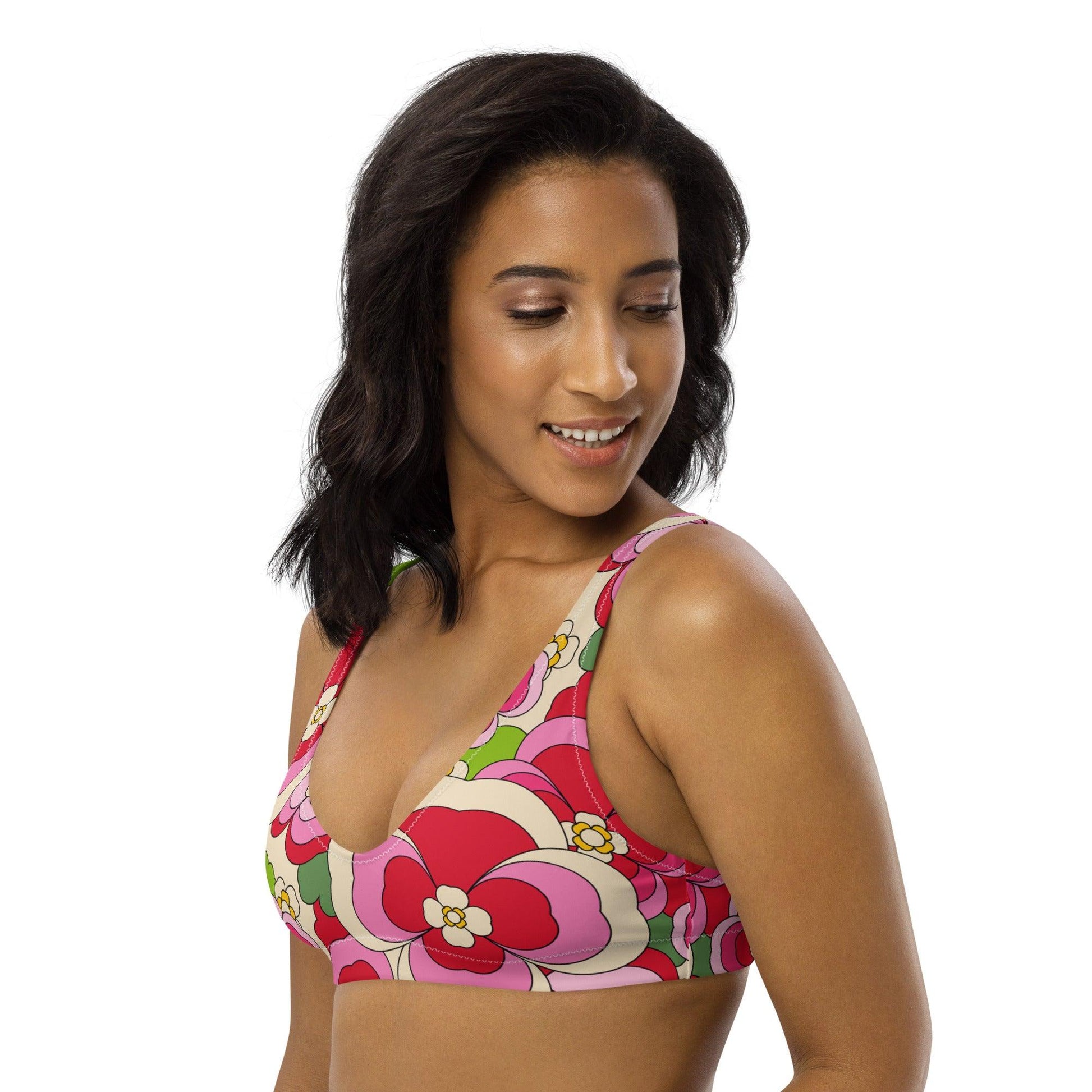 Bikini Top - PANSY FANTASY pink | SHALMIAK