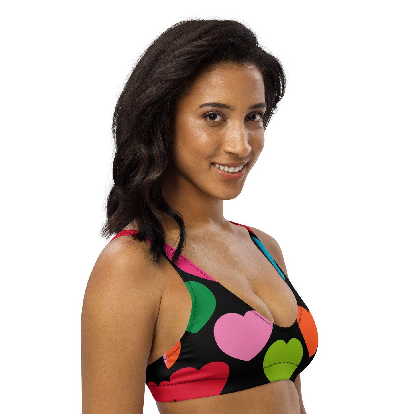 Bikini Top - ELLIE LOVE mix black | SHALMIAK