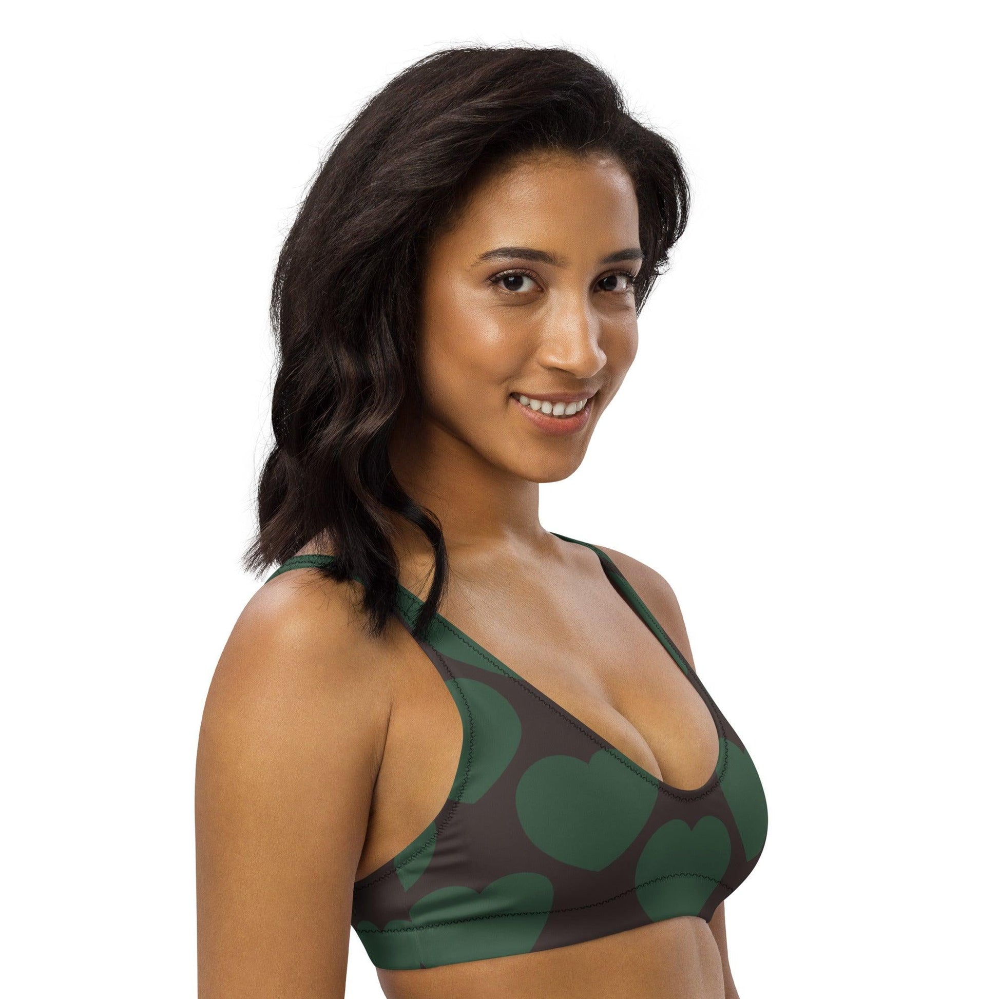 Bikini Top - ELLIE LOVE forest | SHALMIAK