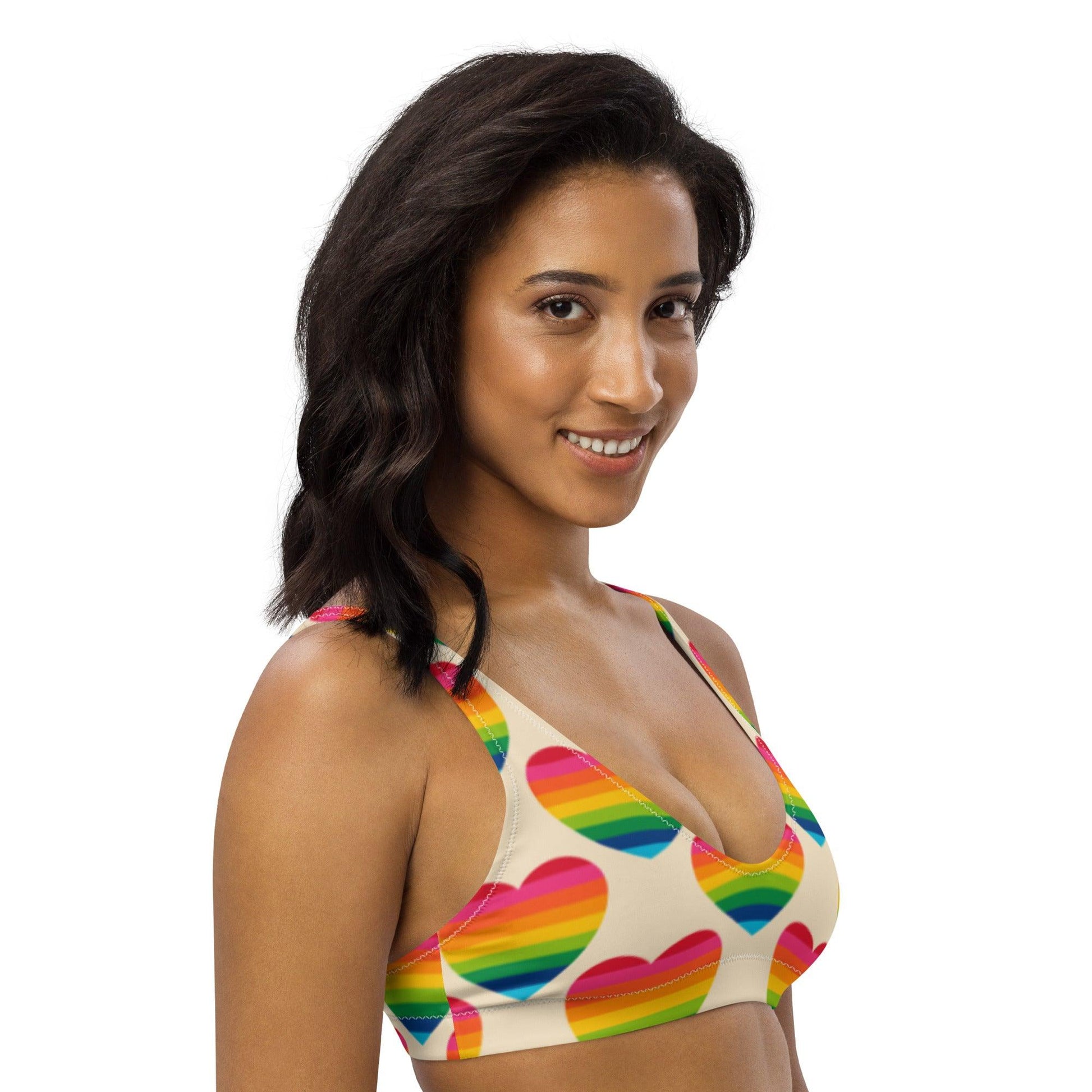 Bikini Top - ELLIE LOVE rainbow | SHALMIAK