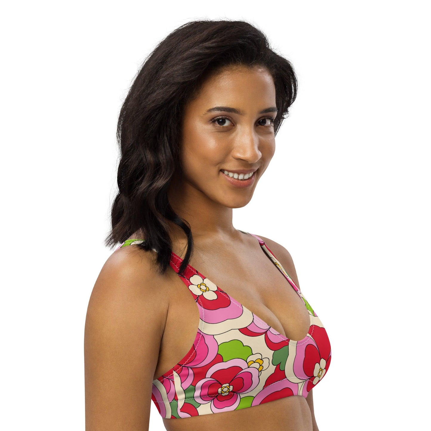 Bikini Top - PANSY FANTASY pink | SHALMIAK