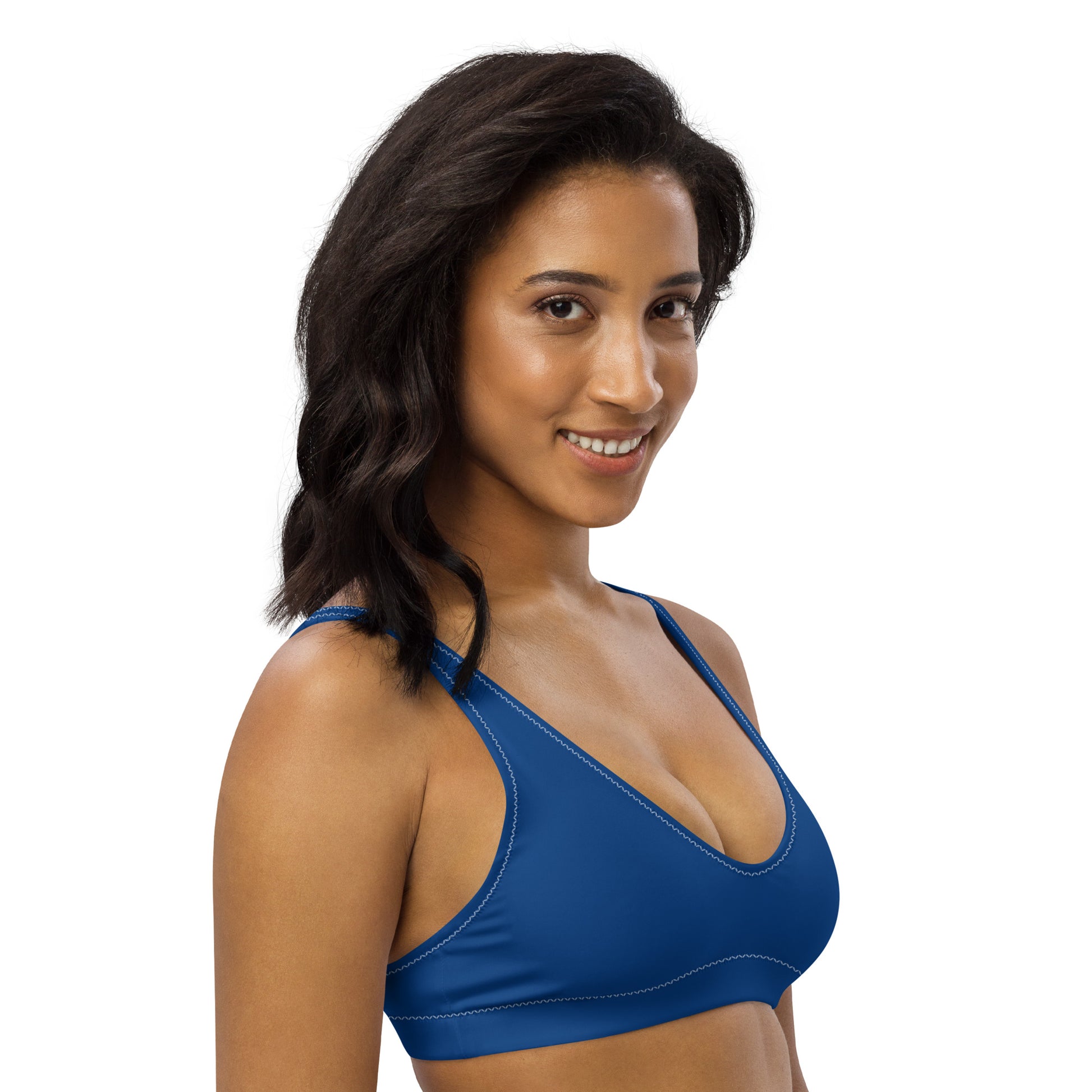 Bikini top - BLUE - Single color